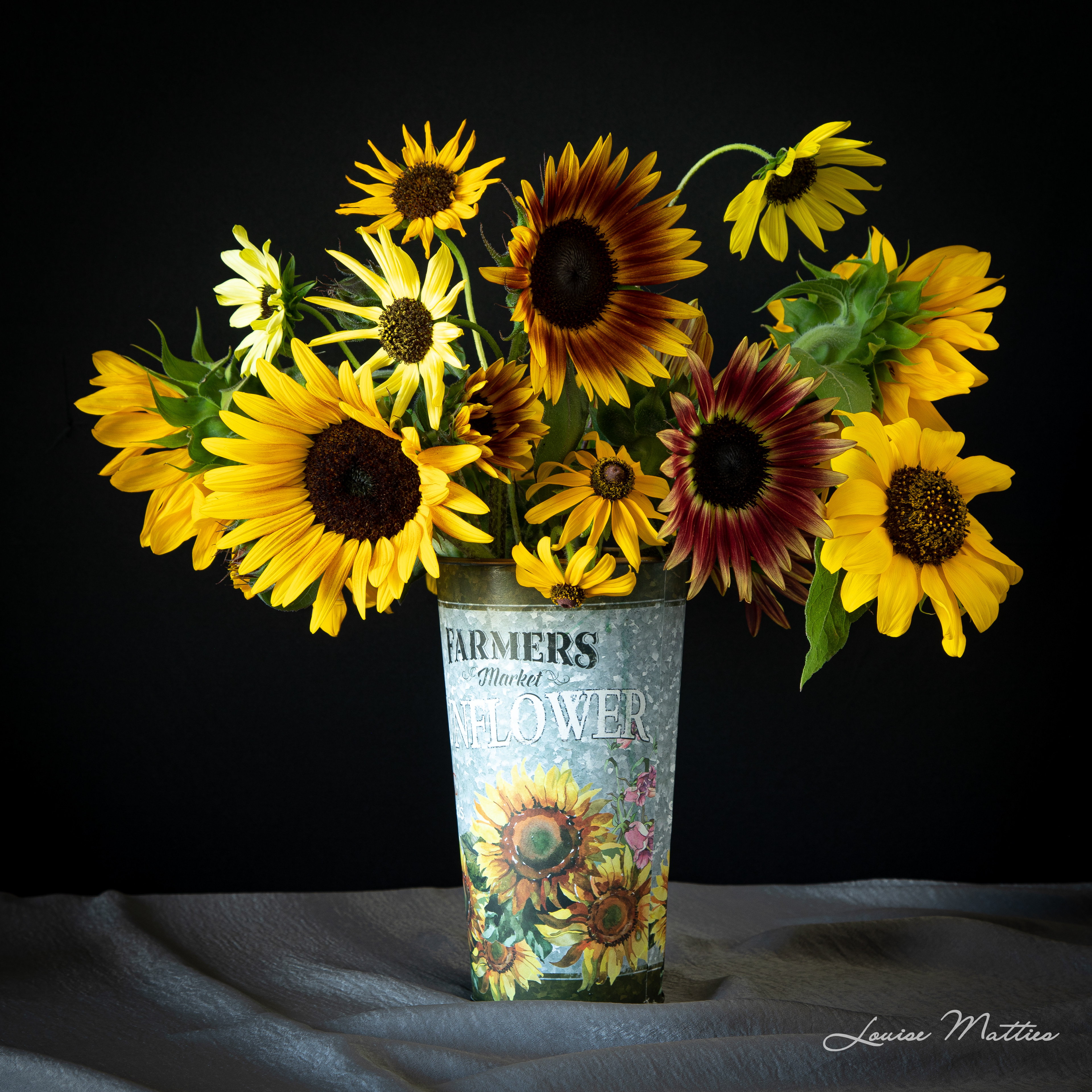 Sunflowers Vase 3
