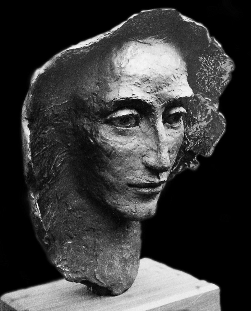 Angel of the Presence bronze 16x14 private collection