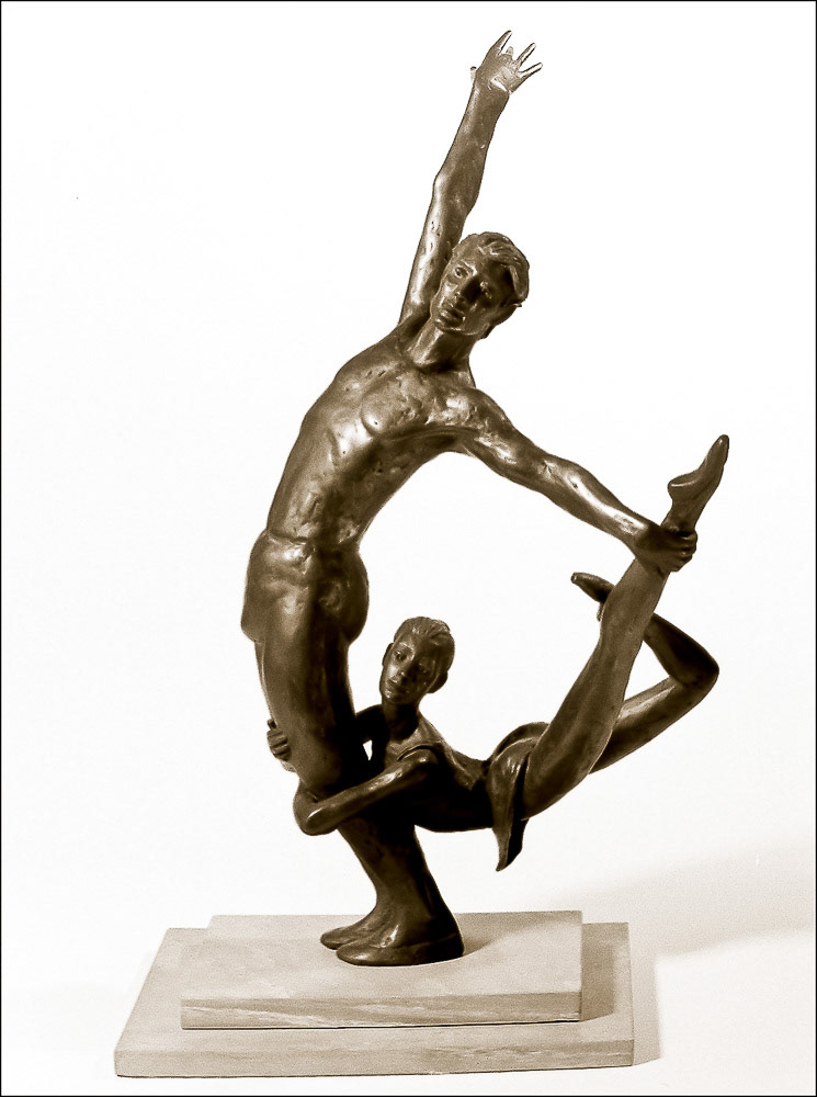 Bolshoi Dancers 19x14 bronze ed of 3 private collection