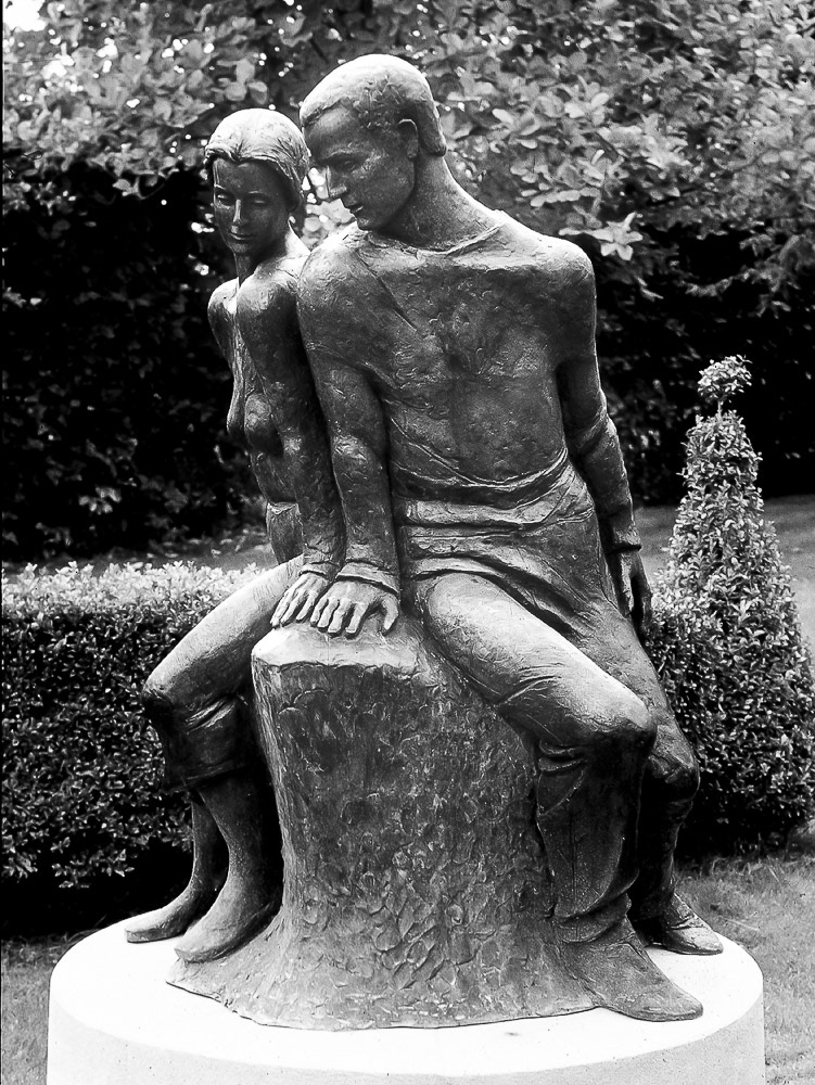 Devotion. Private commission. Bronze, unique 4’x4’