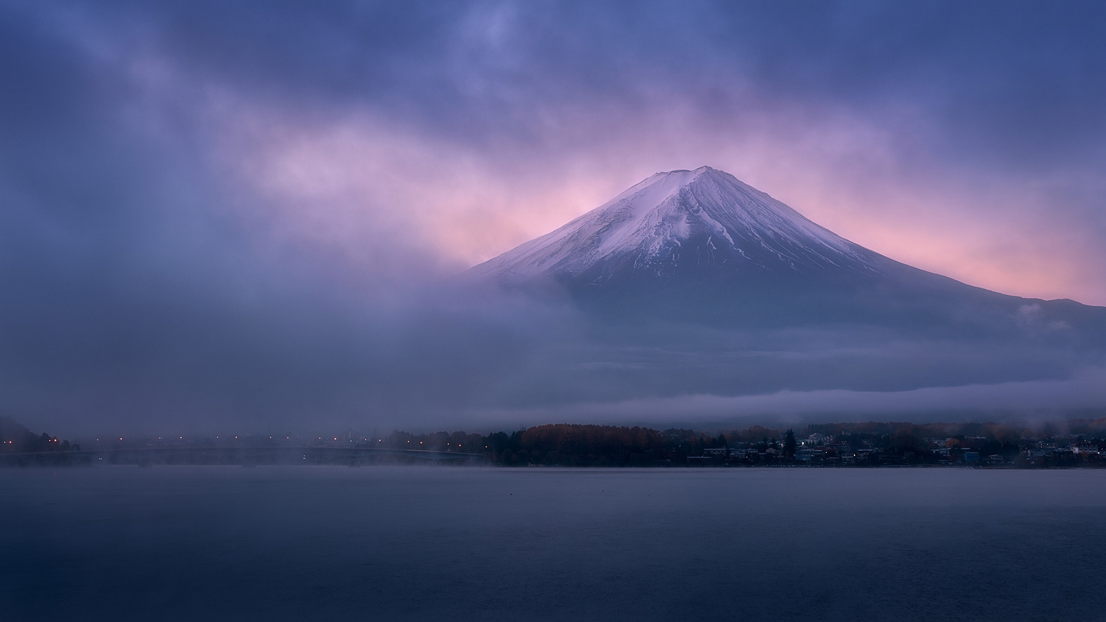 Mt.Fuji in morning fog