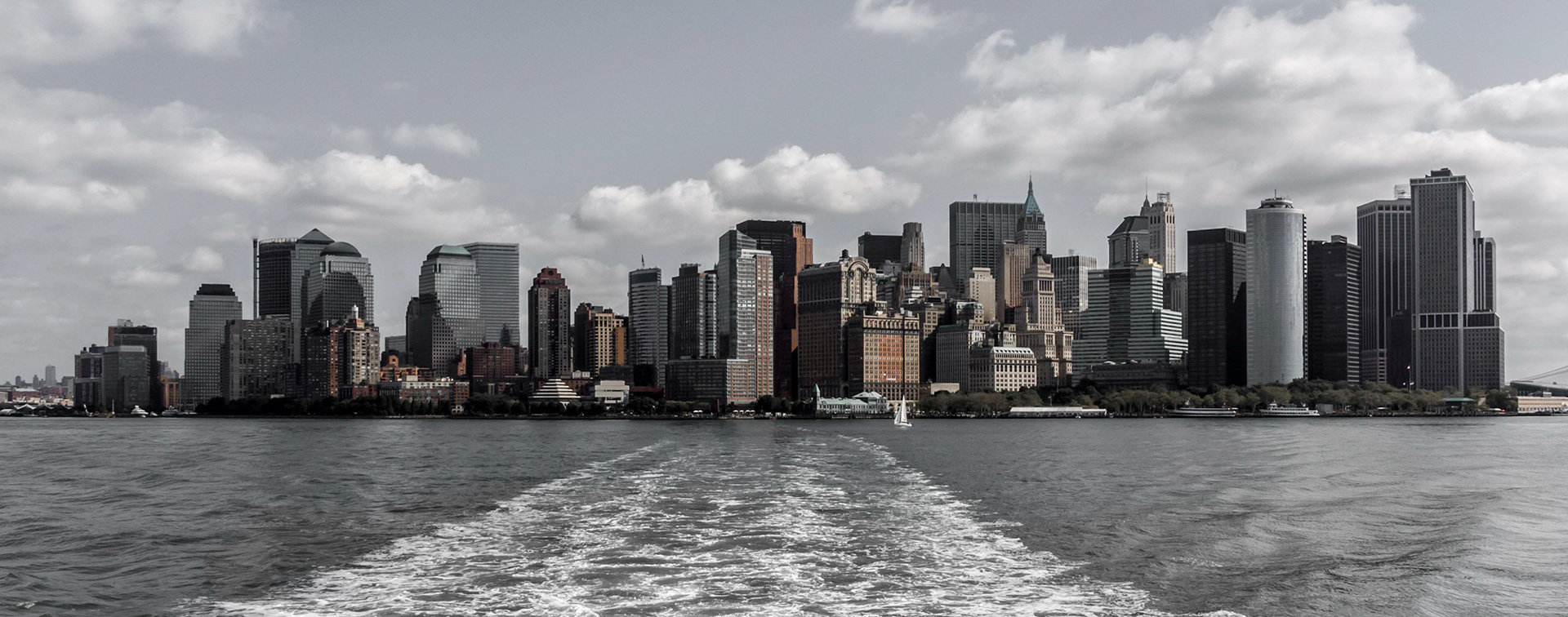 Blick auf Manhattan New York / USA