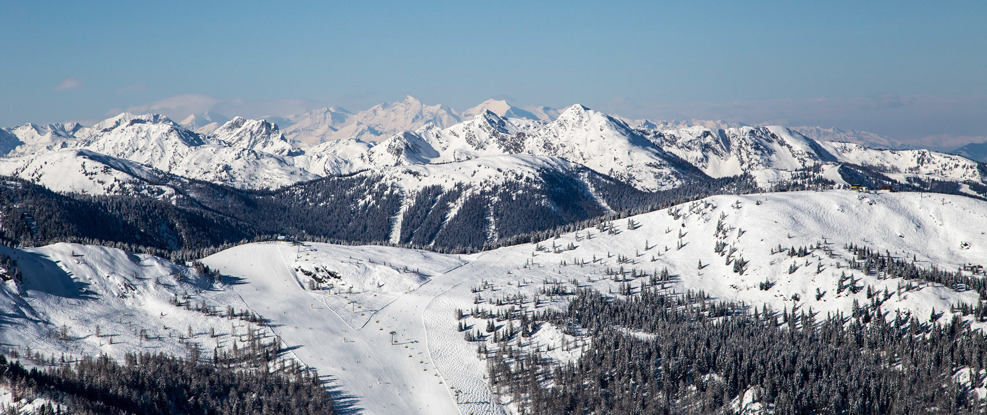 Blick vom Hauser Kaibling Richtung Westen/ Steiermark