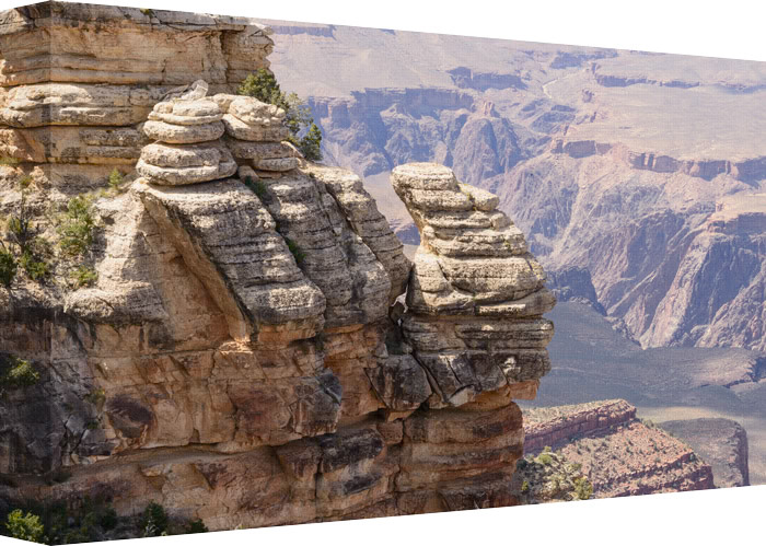 The Grand Canyon from the rim’s viewing area. The Canyon is a true world phenomenon; that is breathtaking. This Grand sight exceeds expectations of visual imagery. The Grand Canyon is a great place to go visit.