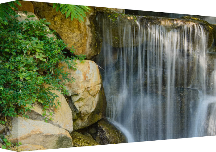 It’s a thin chasm for endless flowing water providing a little summer relief.