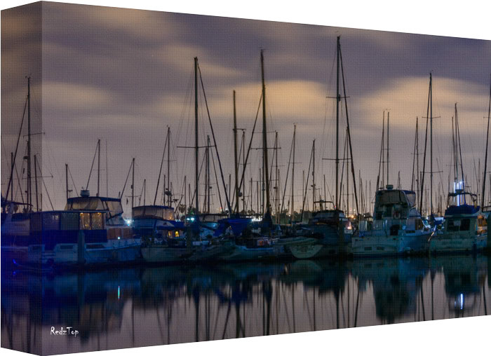 Sailboats and Moonlight