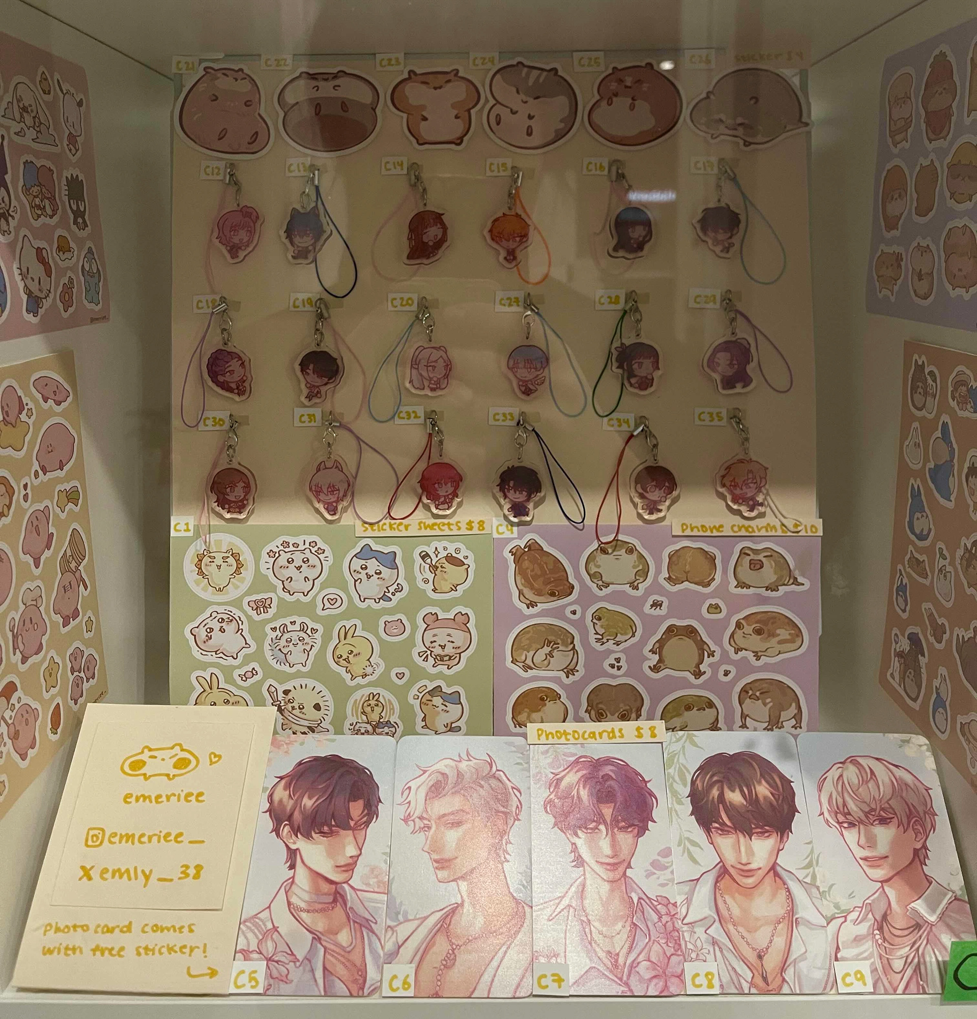 consignment shelf set-up