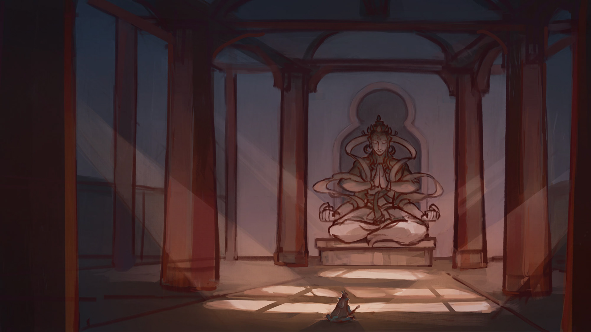 Snow Lion Concept Art