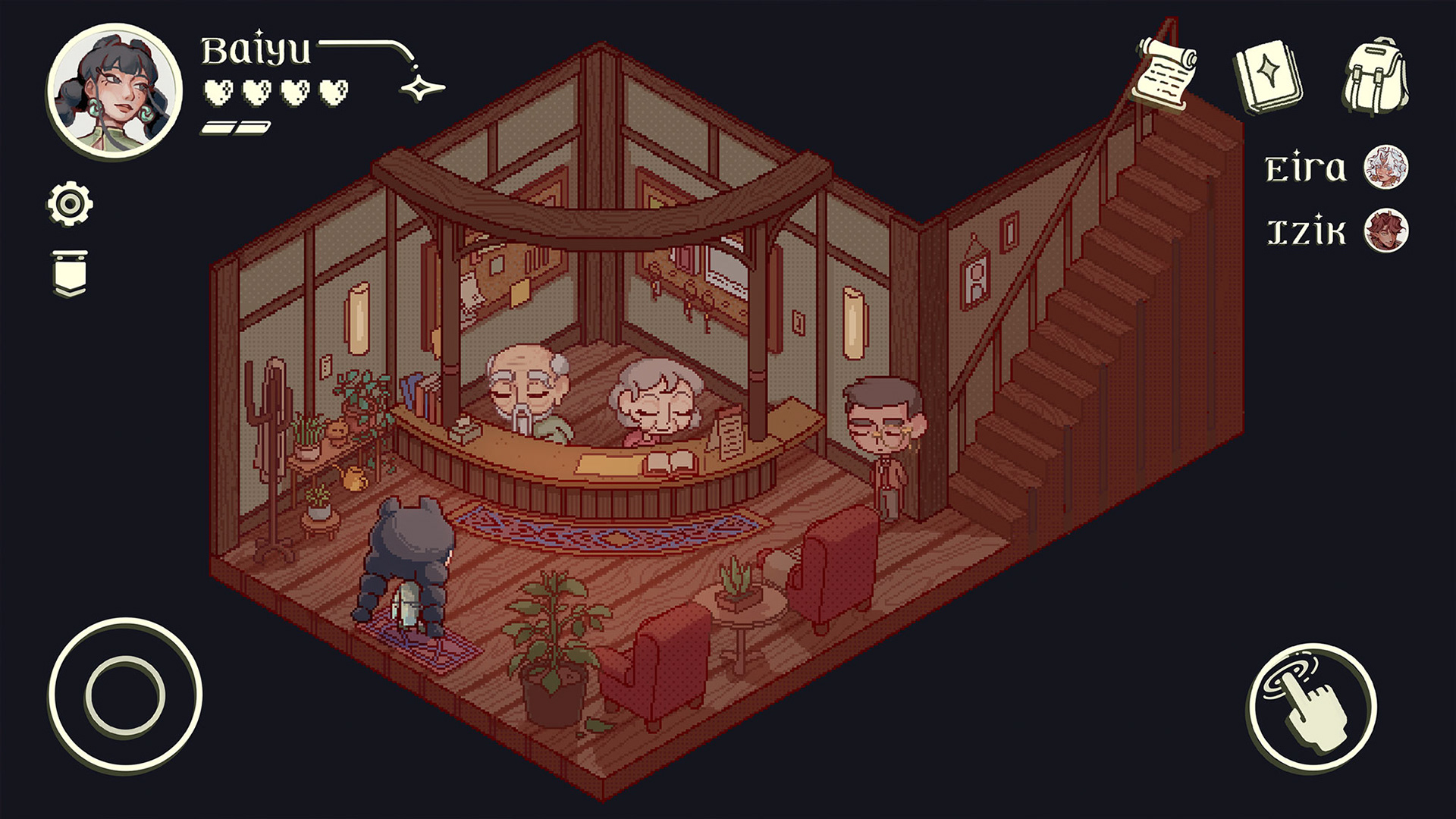 Game concept - Interior with UI