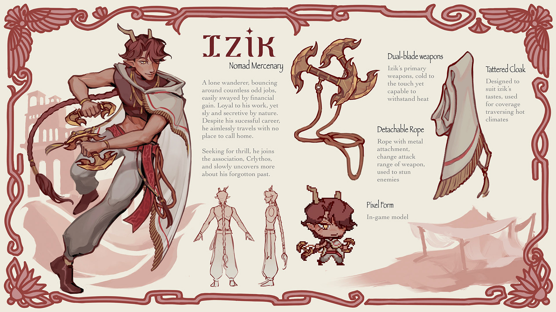 Concept Sheet - Izik