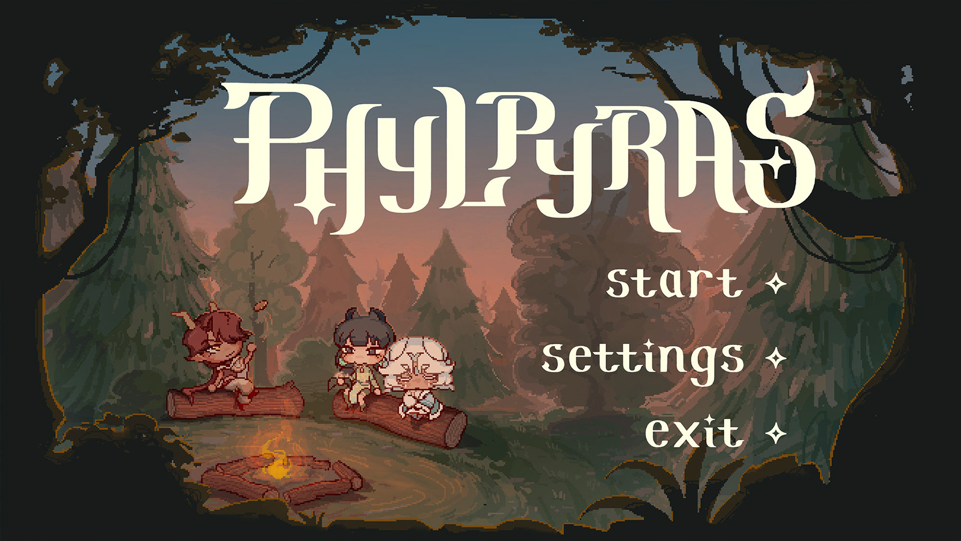 Game concept - Homescreen