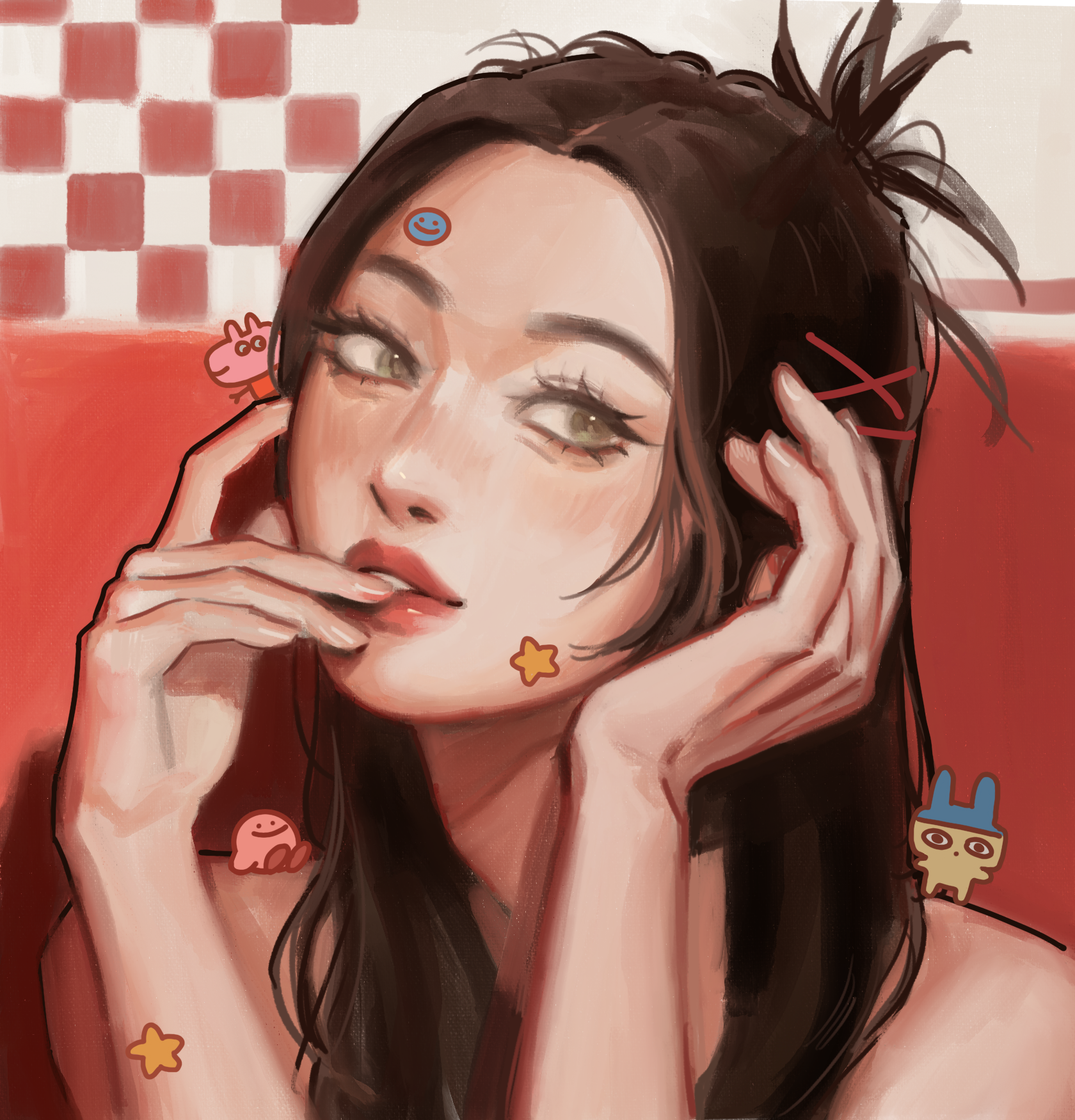 Portrait reference practice