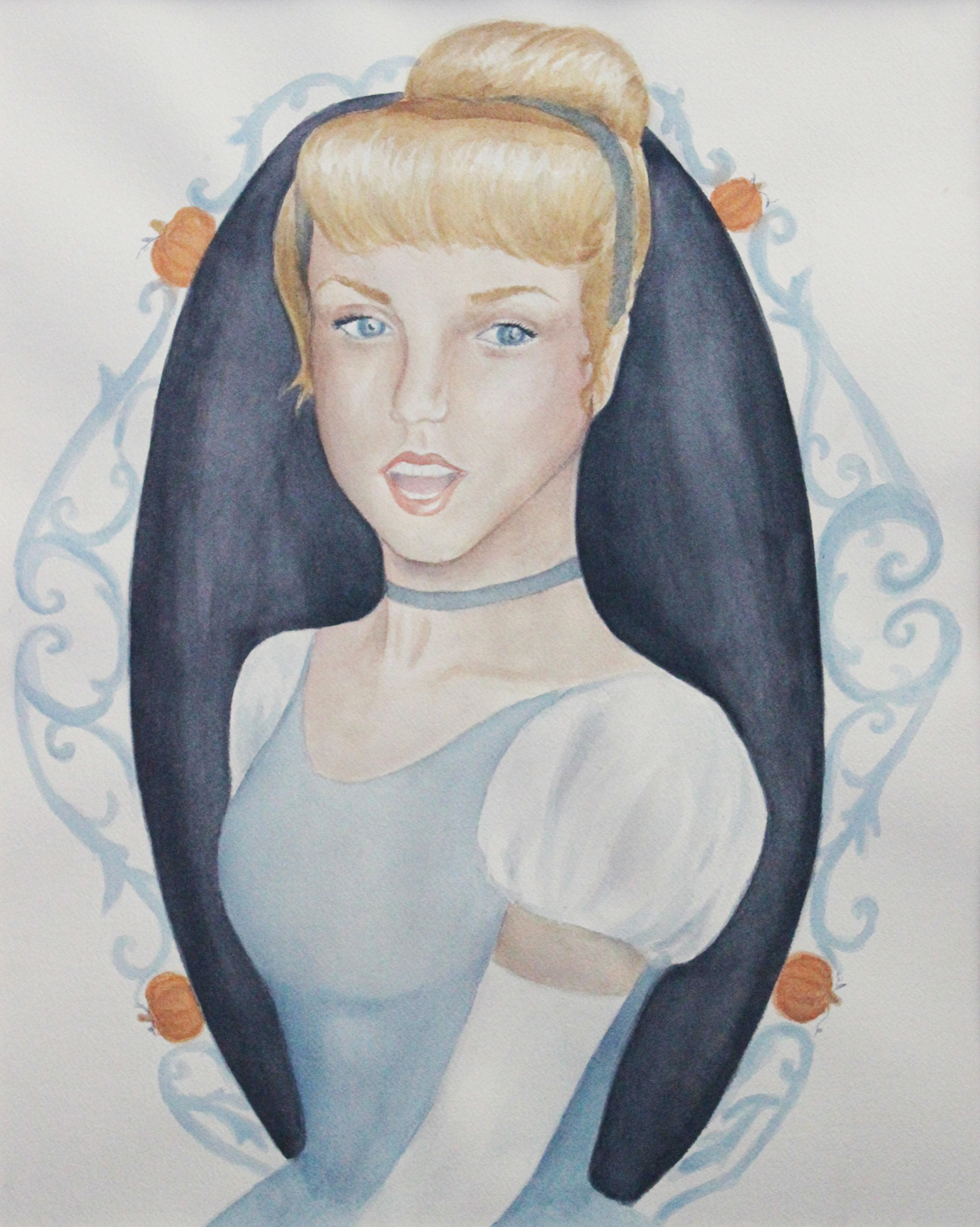 Midnight Expression, 2018, Watercolor