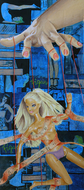 Perfectly Tangled Rules, 2017, Mixed Media 