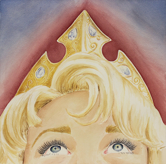 Aurora, 2018, Watercolor & Colored Pencil