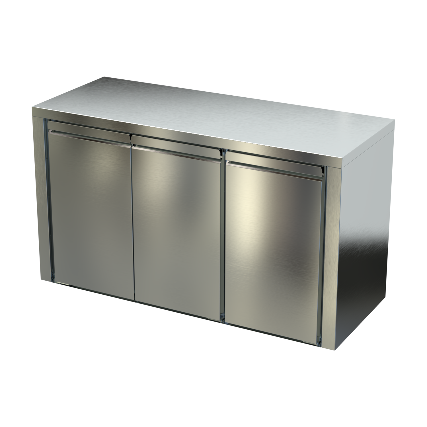 Professional stainless steel bar equipment, industrial product design in SolidWorks, sheet metal steel, SolidWorks Visualize render.