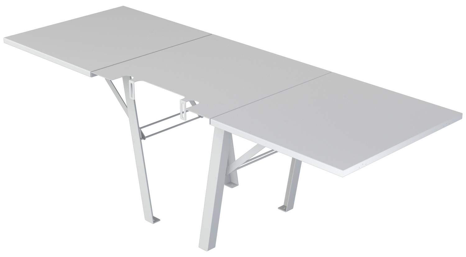 Positioning table for various assembly or measurement applications, featuring a stable surface and modular mounting options. Designed in SolidWorks