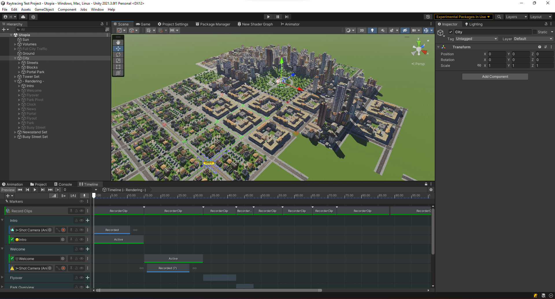 Overview in Unity