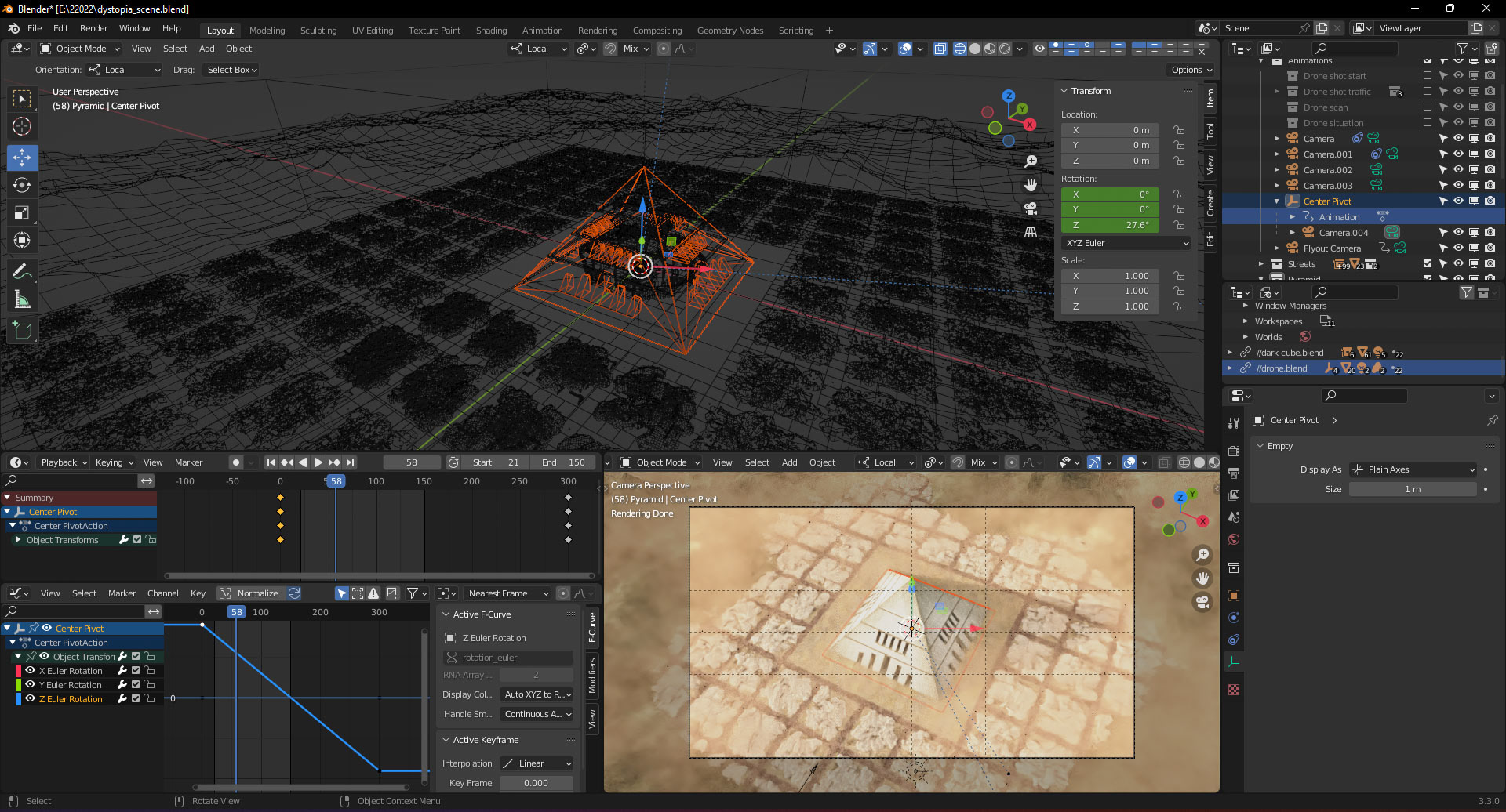 Overview in Blender