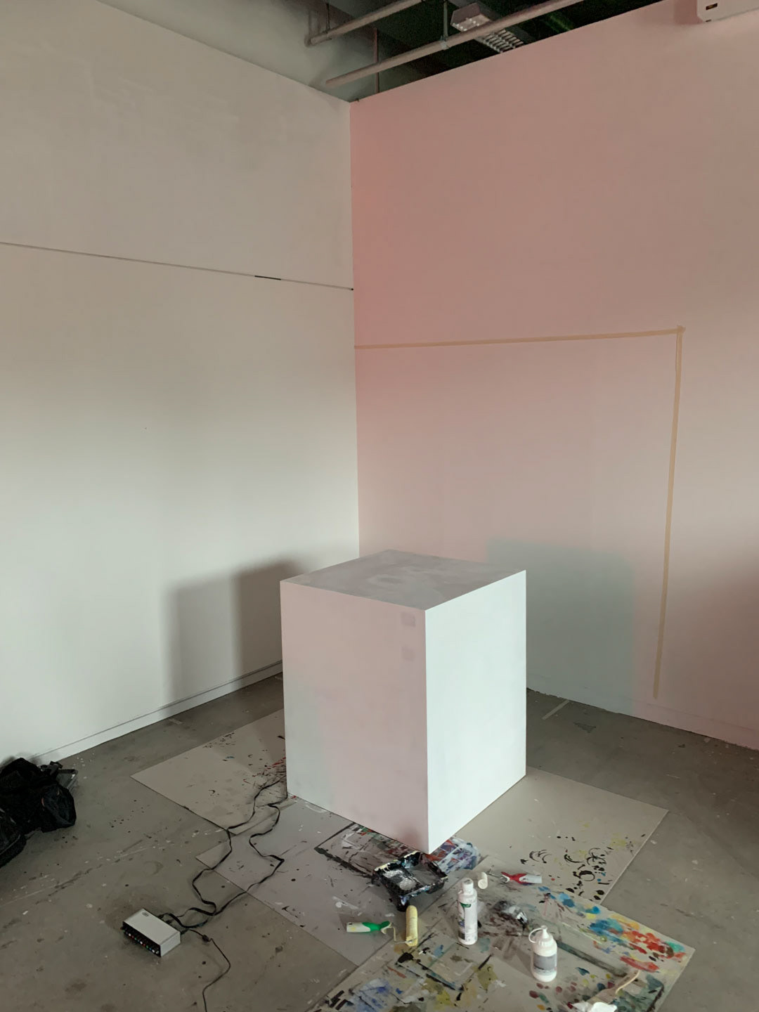 Initial situation with no projection applied