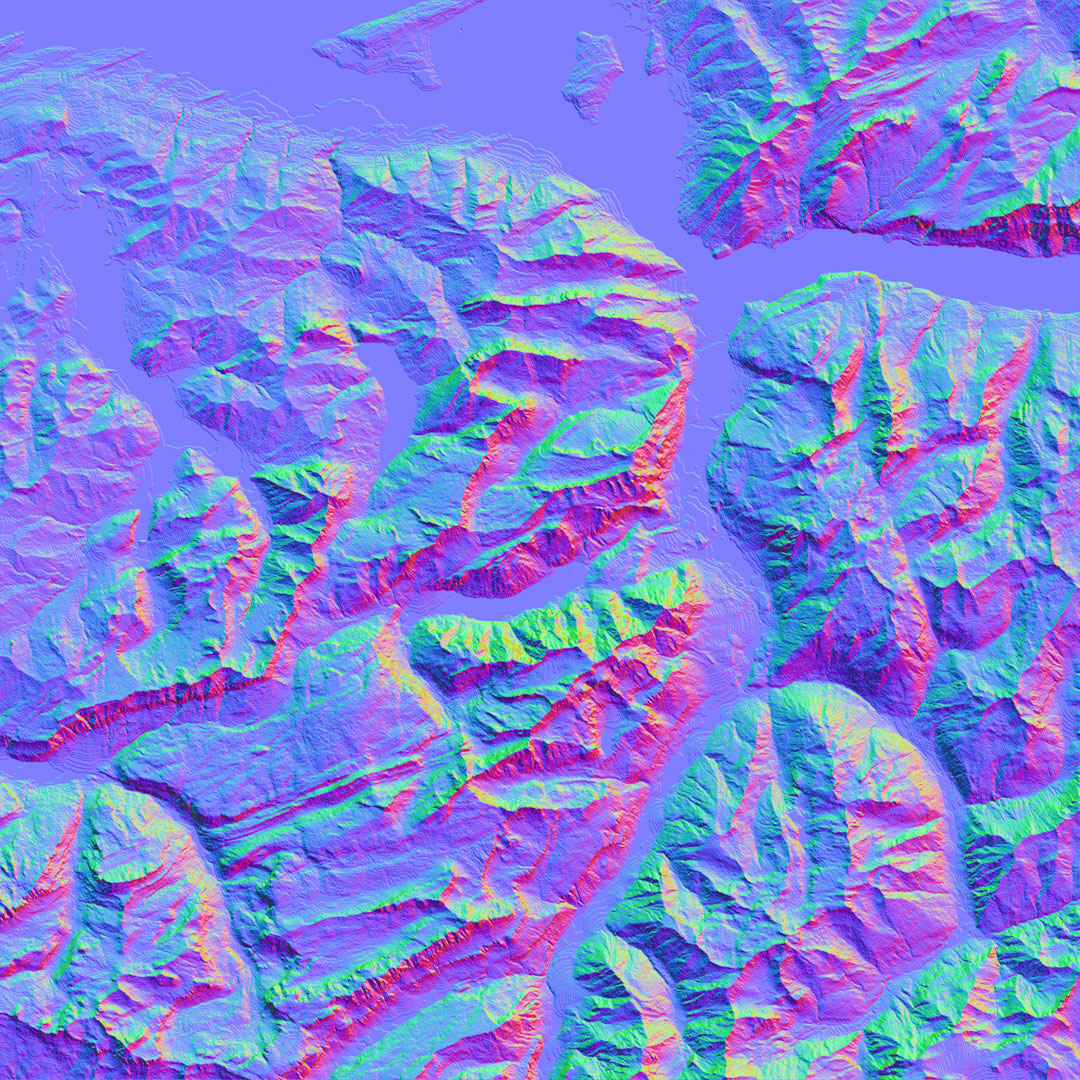 Heightmap in "normal map" format
