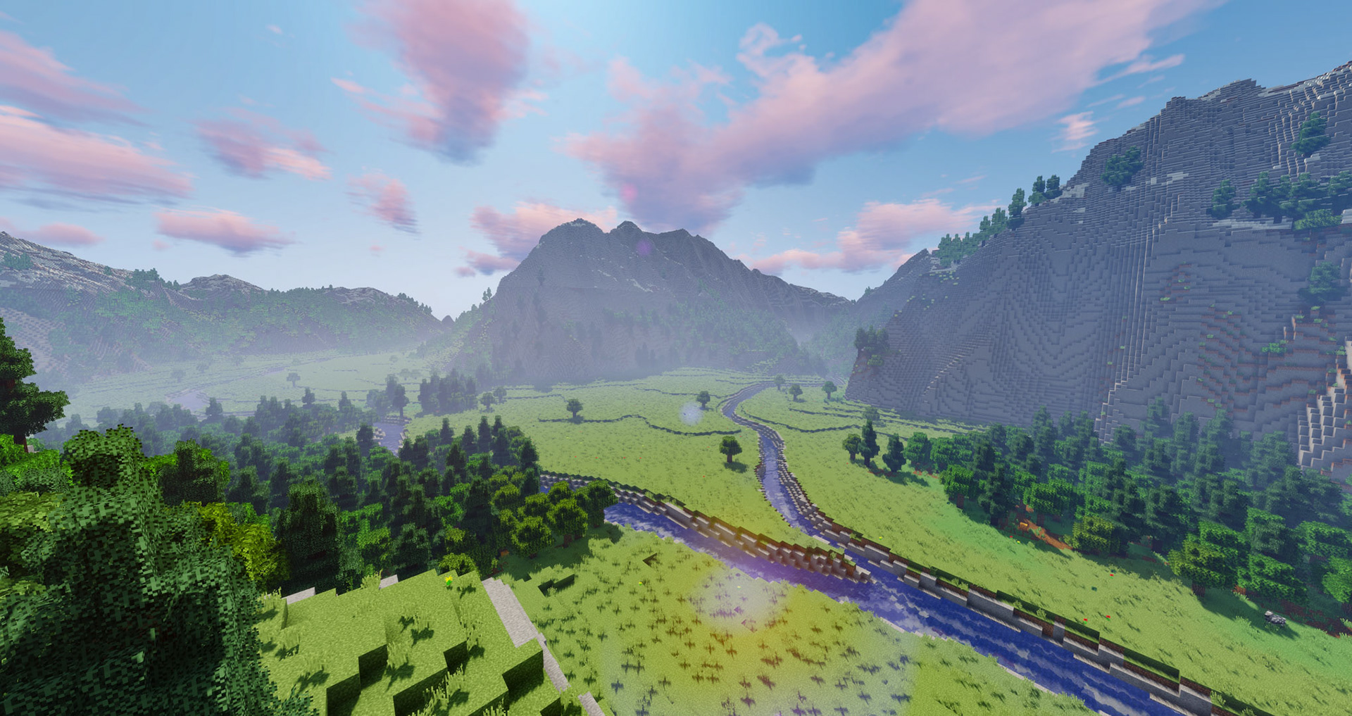 Canton of Glarus converted into a minecraft world