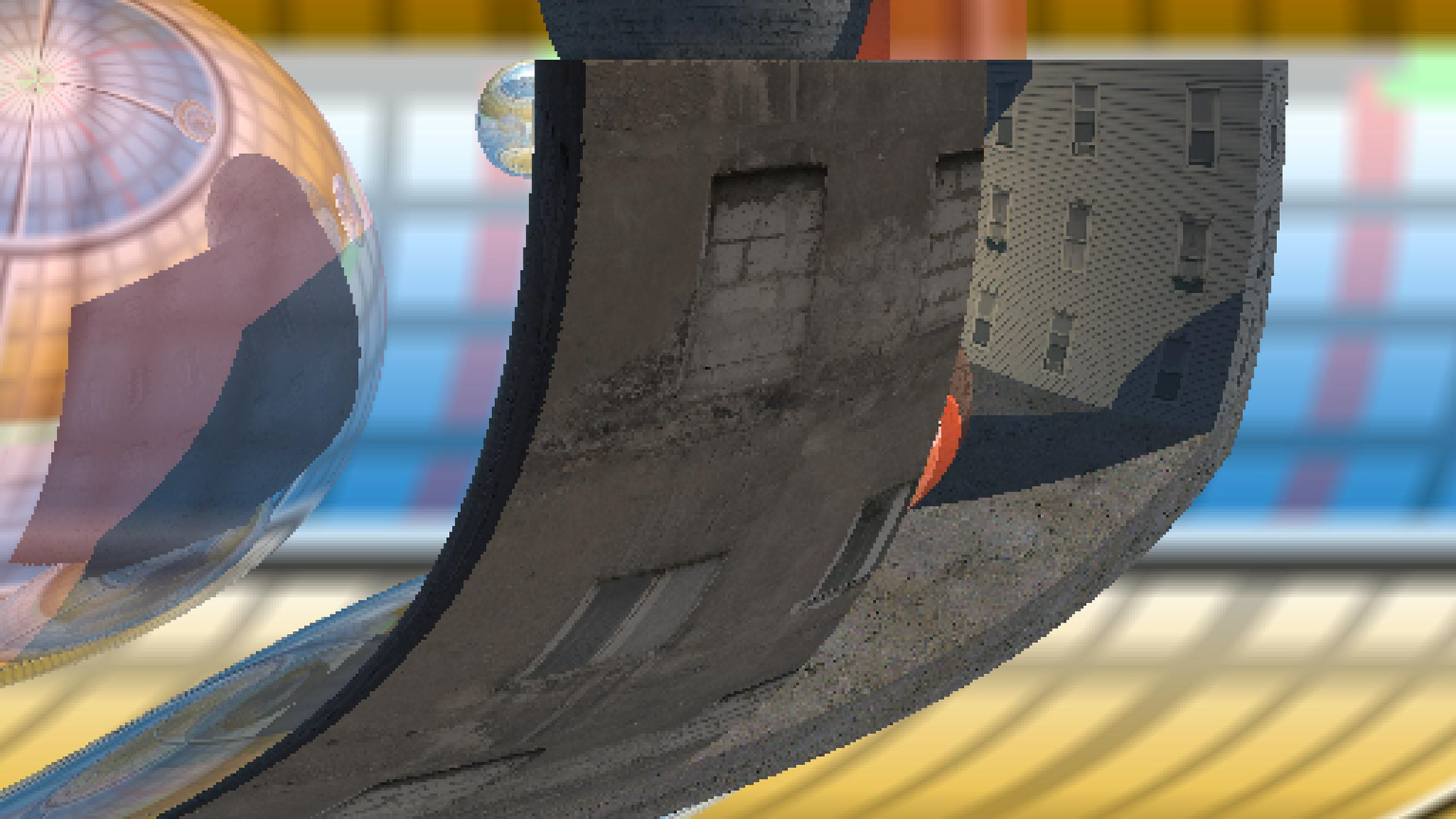 distorted buildings #4