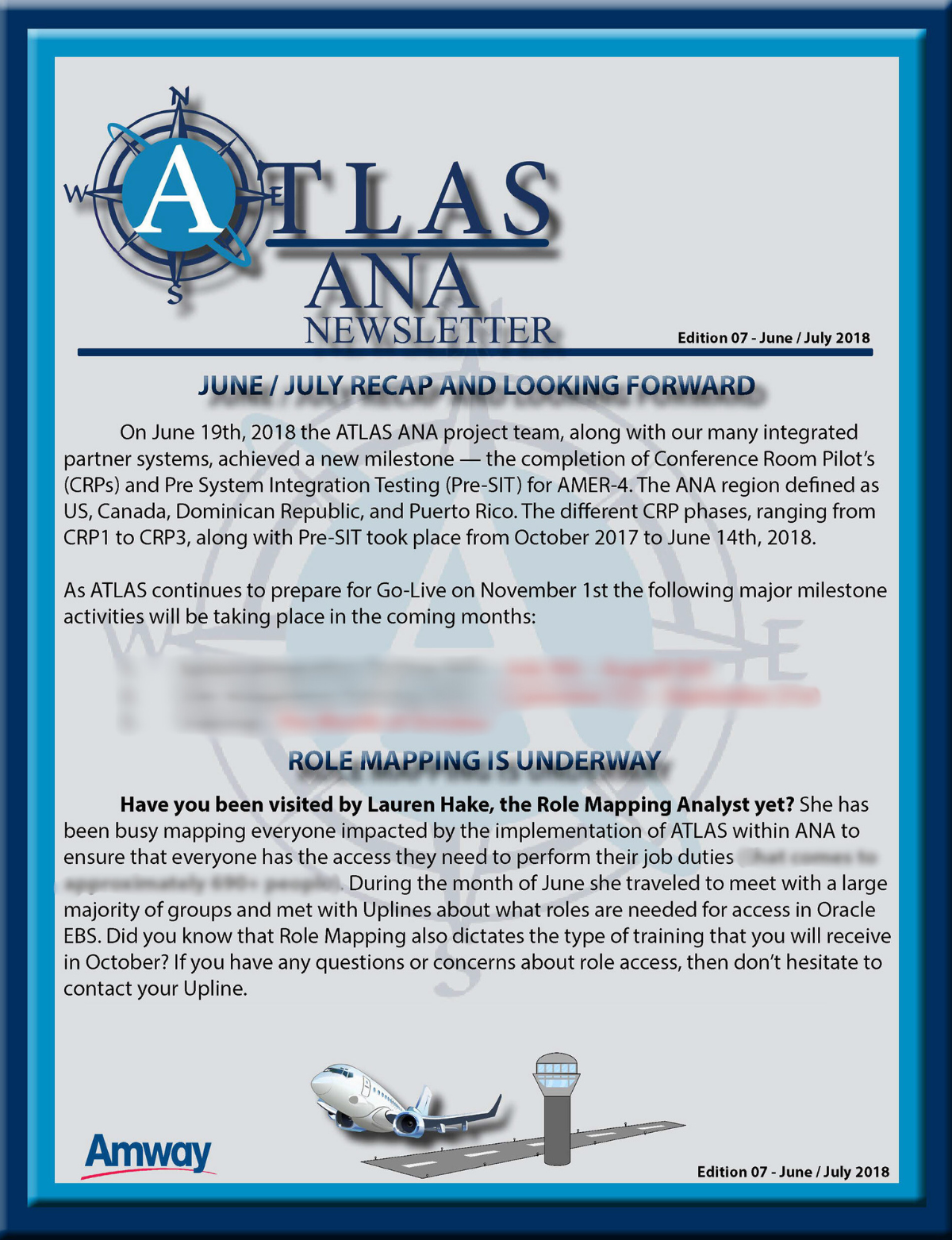 Newsletter 6 of 7, Page 1