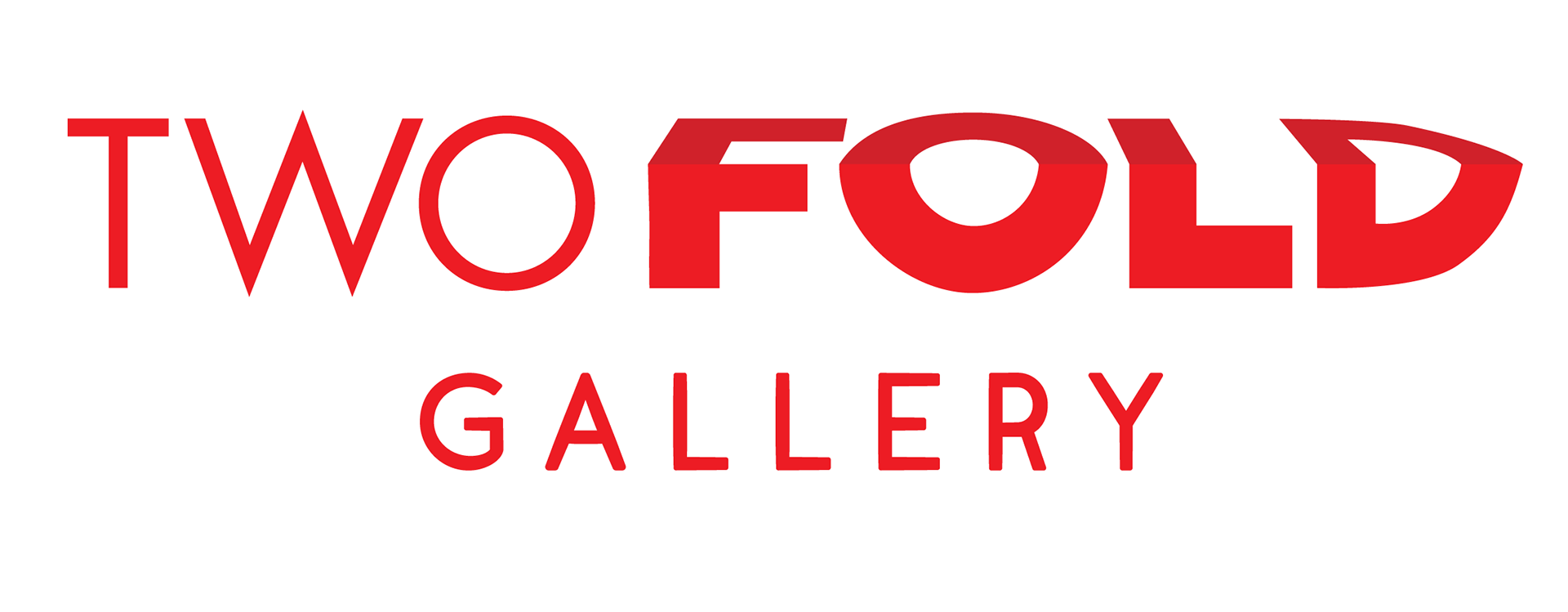 Image of a red logo which reads Two Fold Galley.