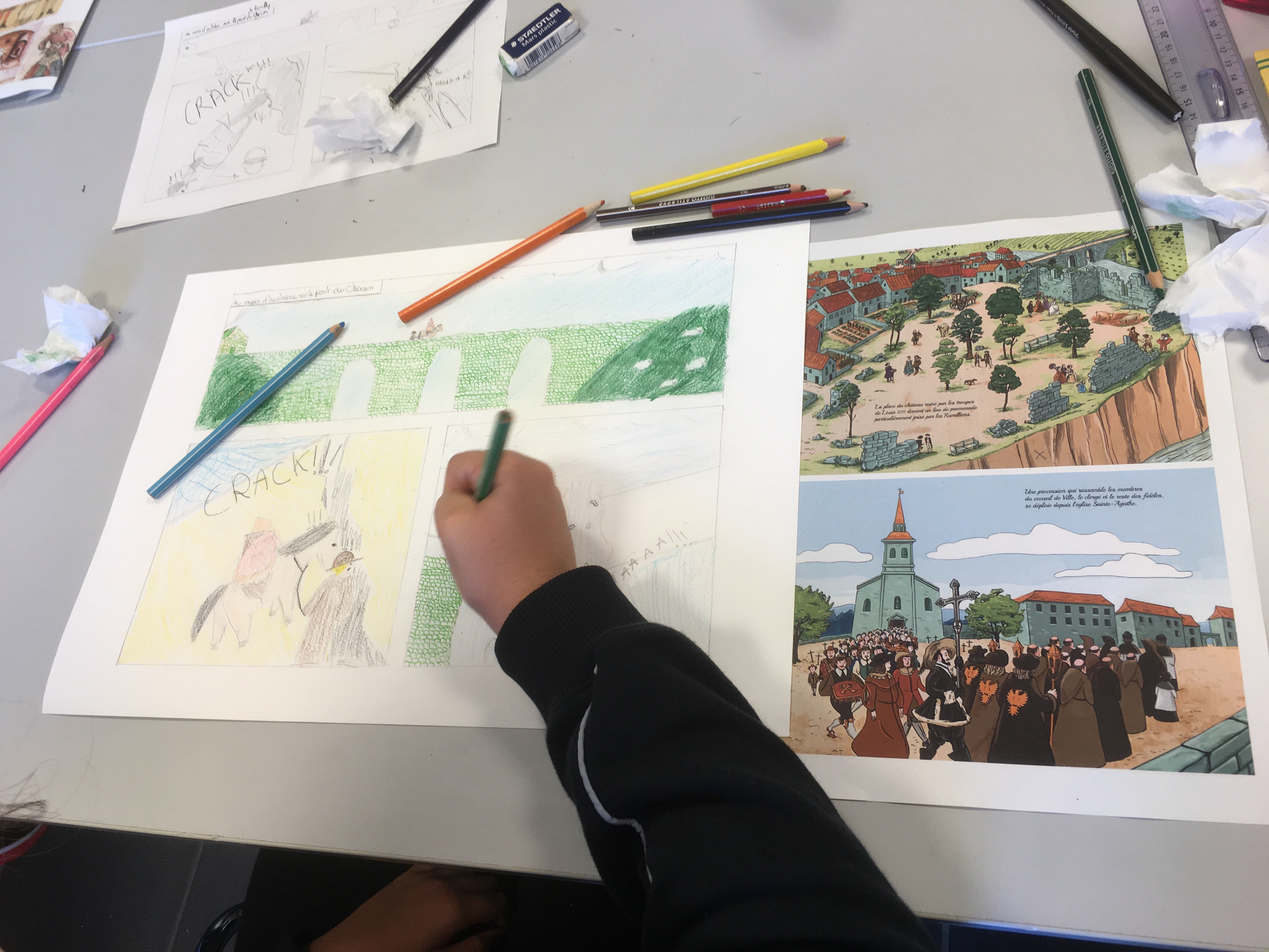 Créer une planche de BD