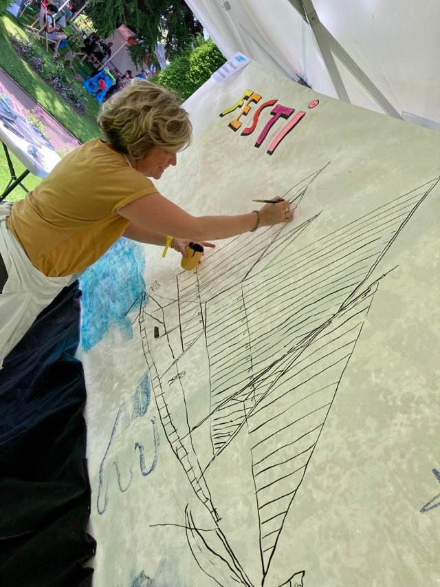 Fresque participative : Festiléman