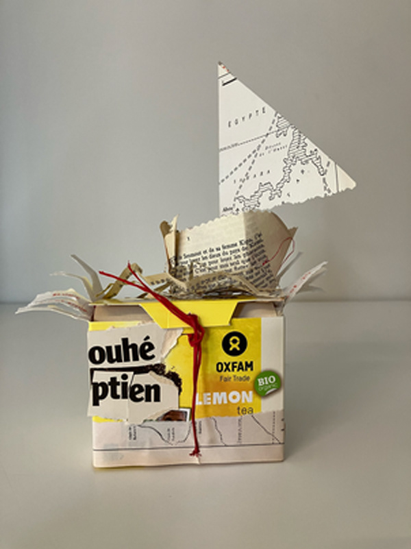 Créer un livre dans un objet de récup