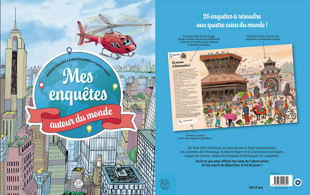 Mes enquêtes : livre jeu (Actes Sud dès 8 ans)