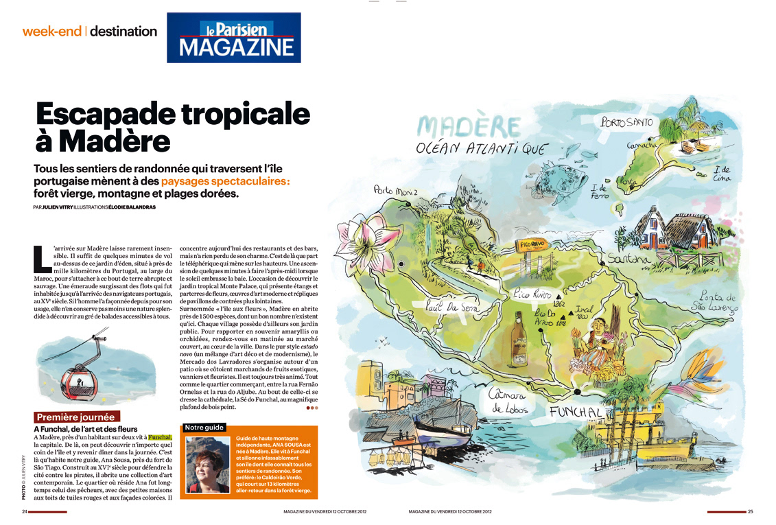 Carte tourisme - Parisien Magazine