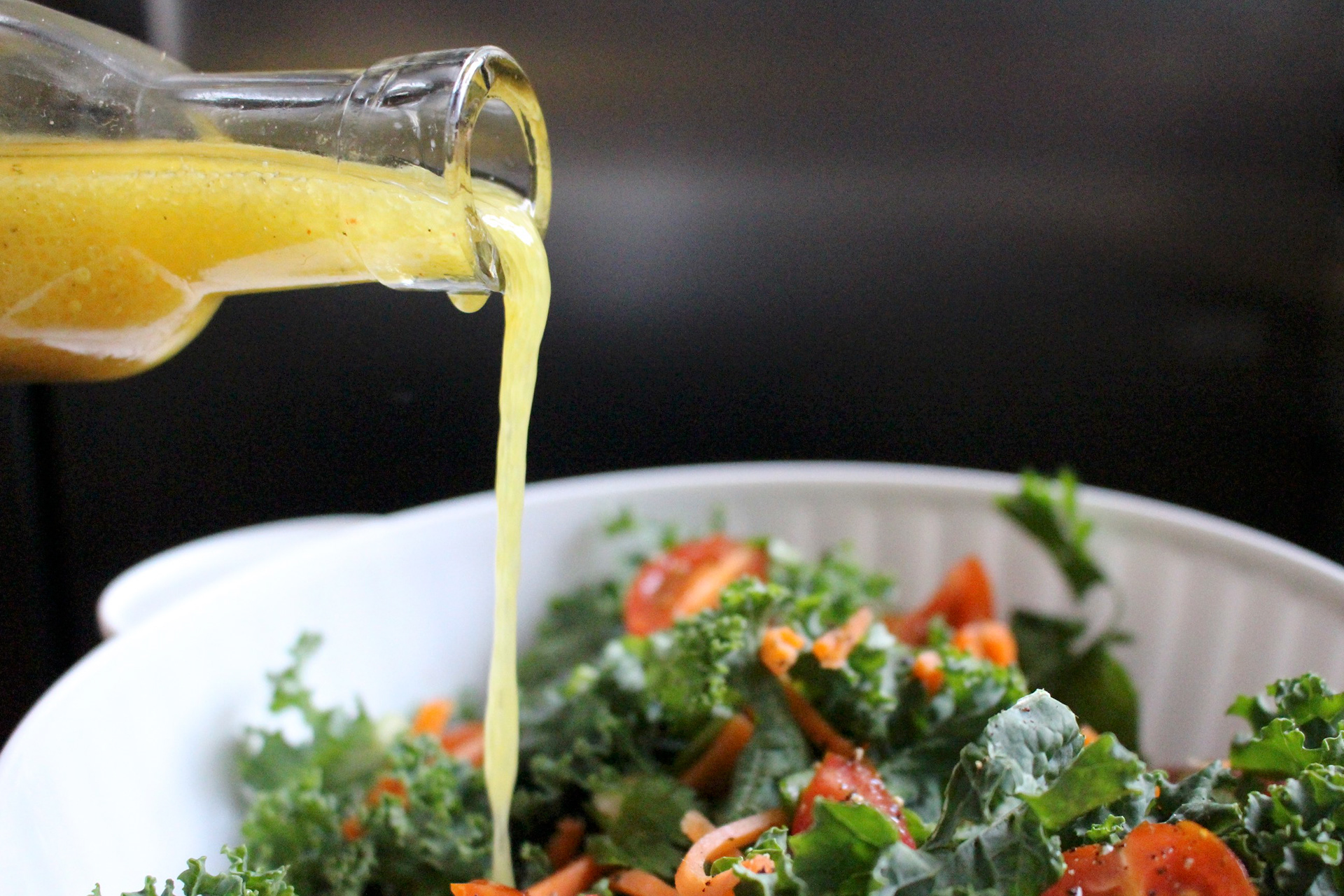Salad and dressing