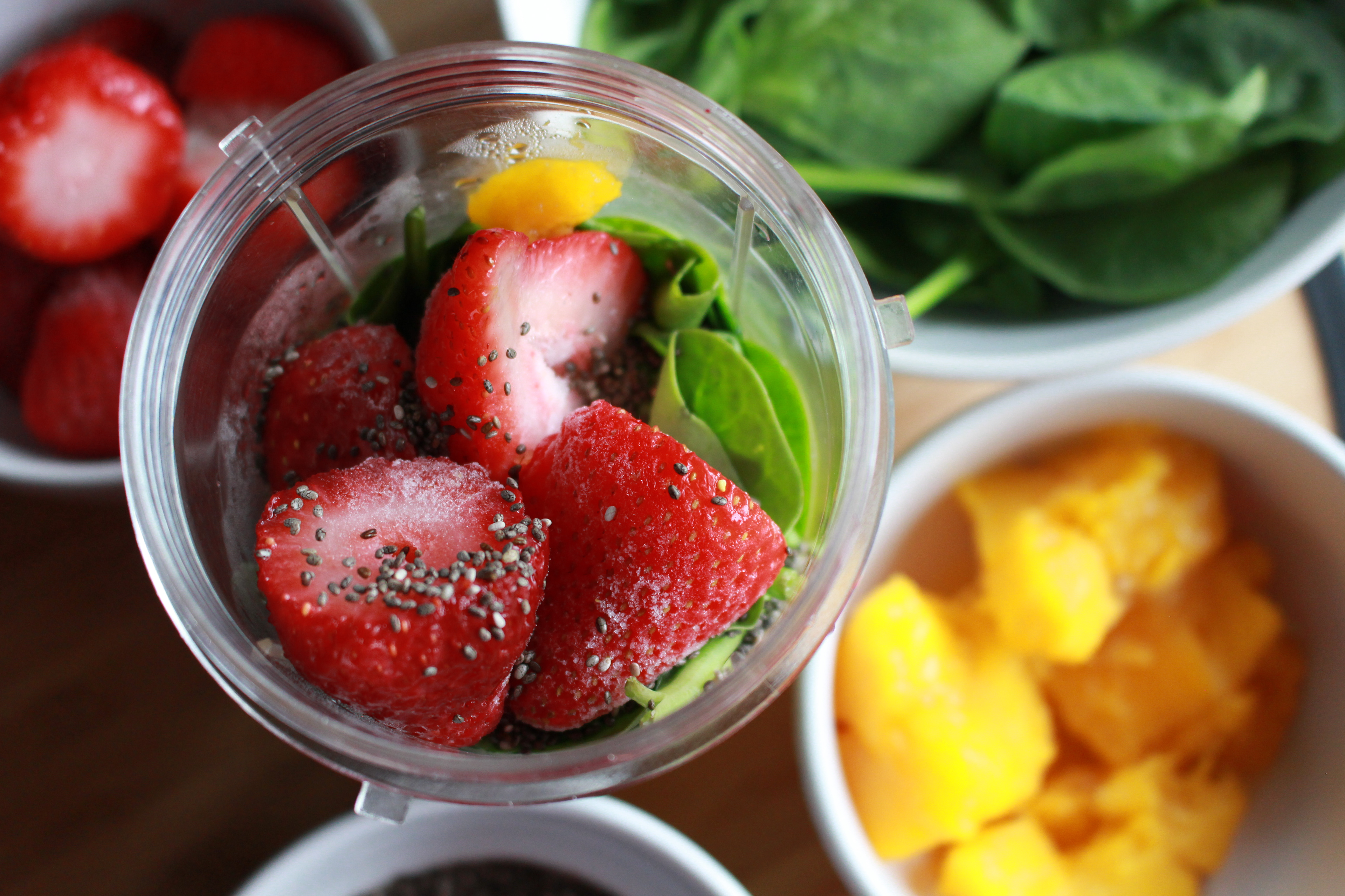 Fruit Smoothie prep