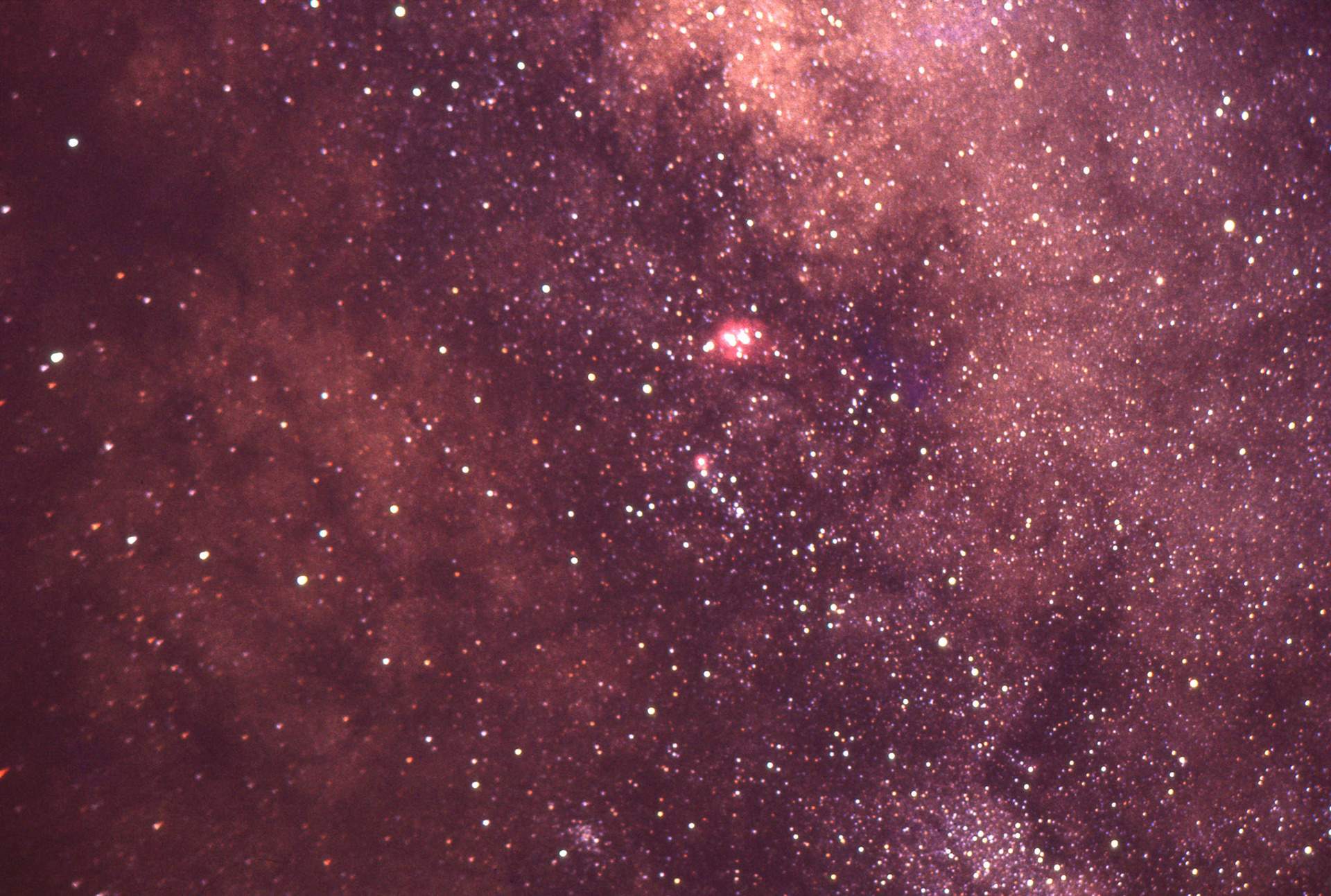 Triffid and Logoon Nebula