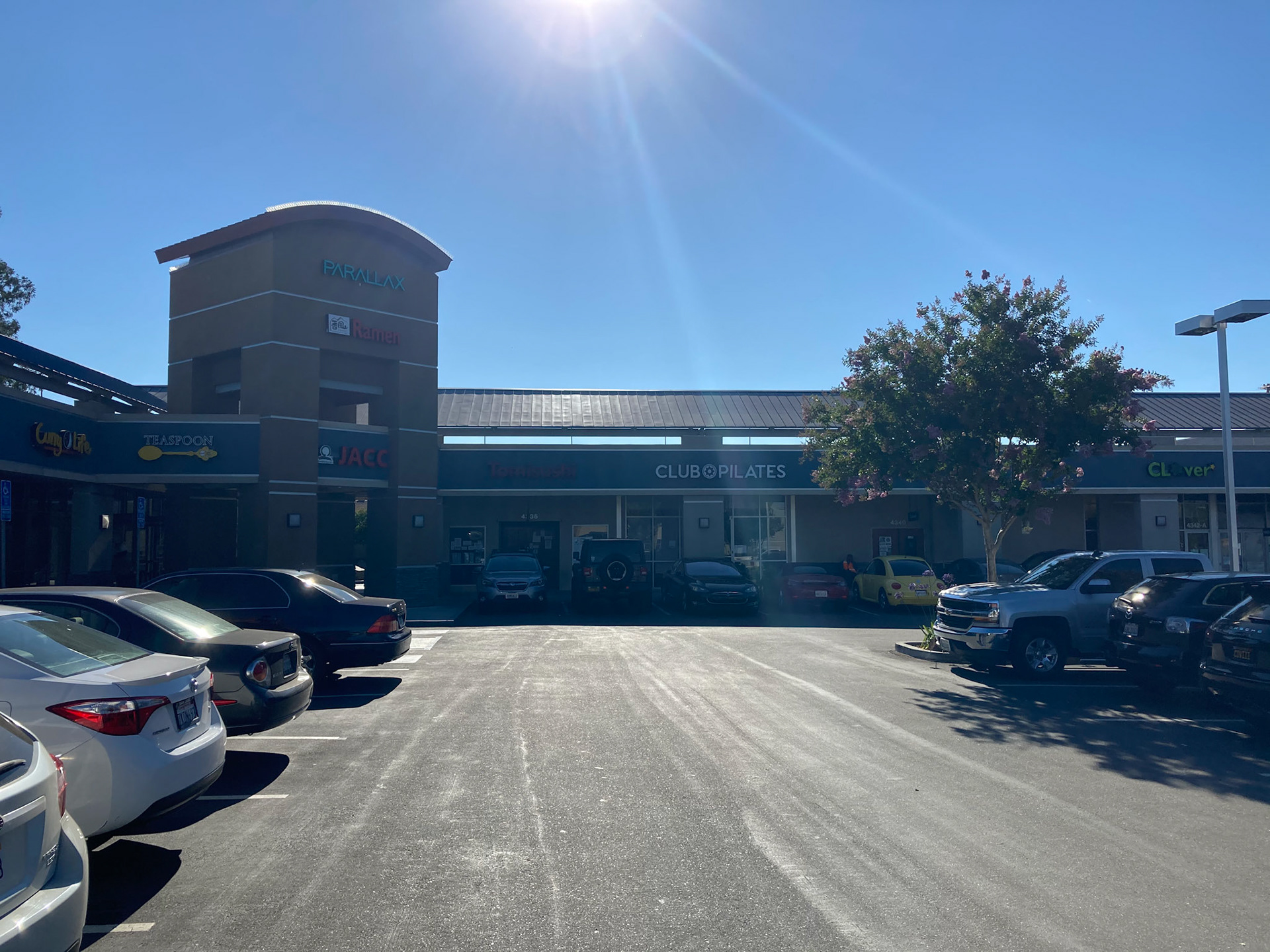 A Pilates club in the Strawberry Park Shopping Center