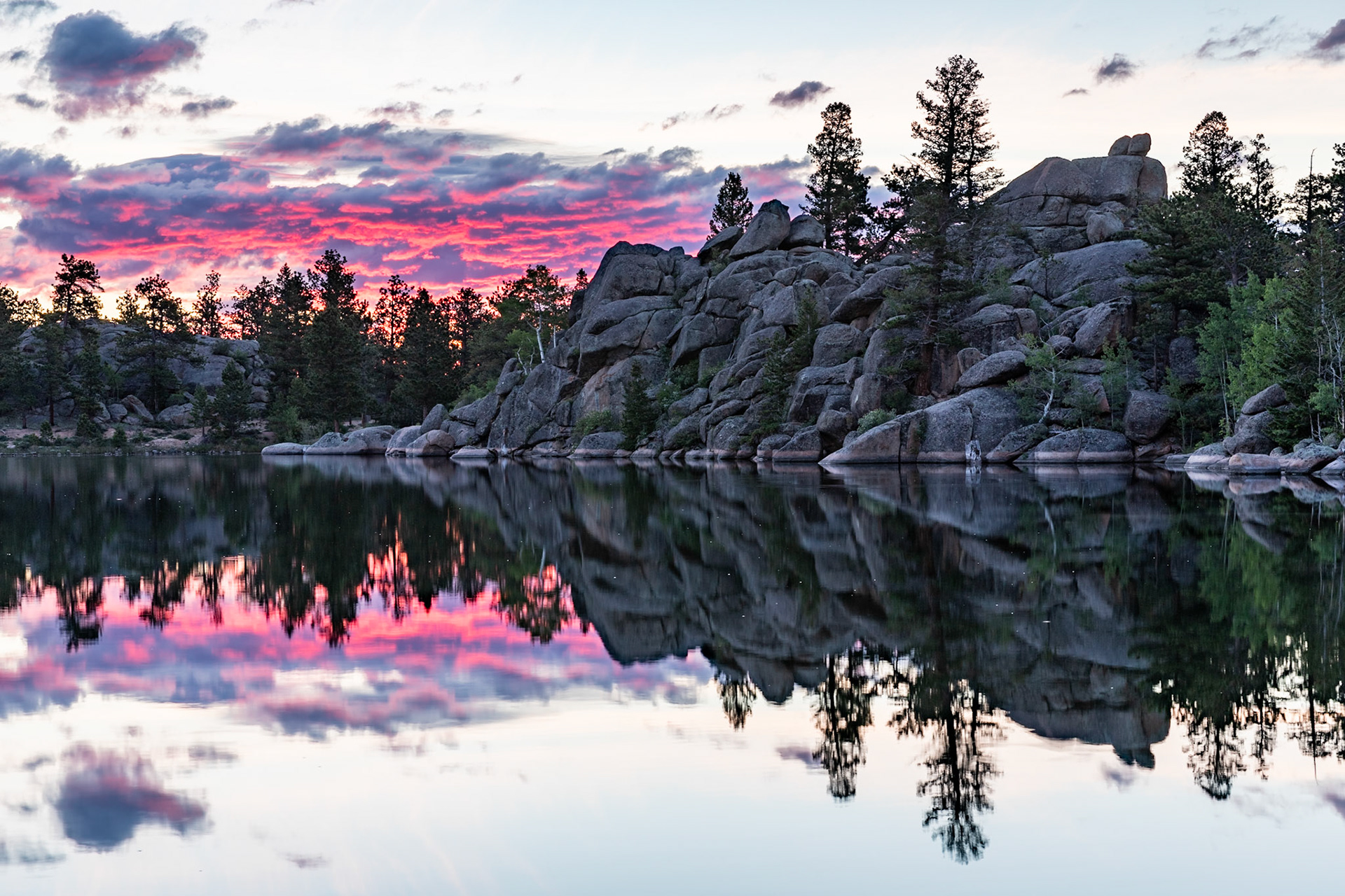 Pink at sunrise