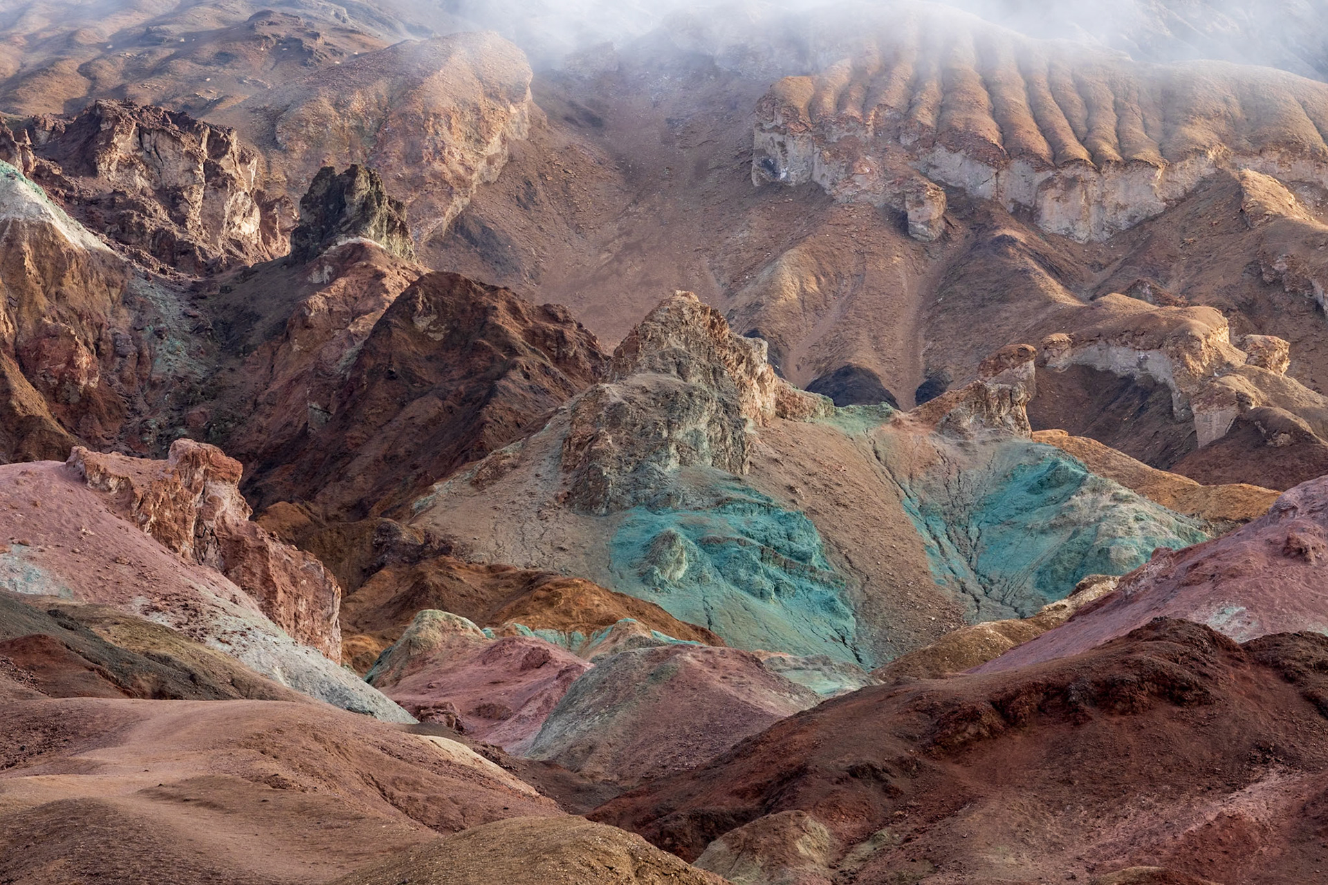 Artist's Palette with Fog