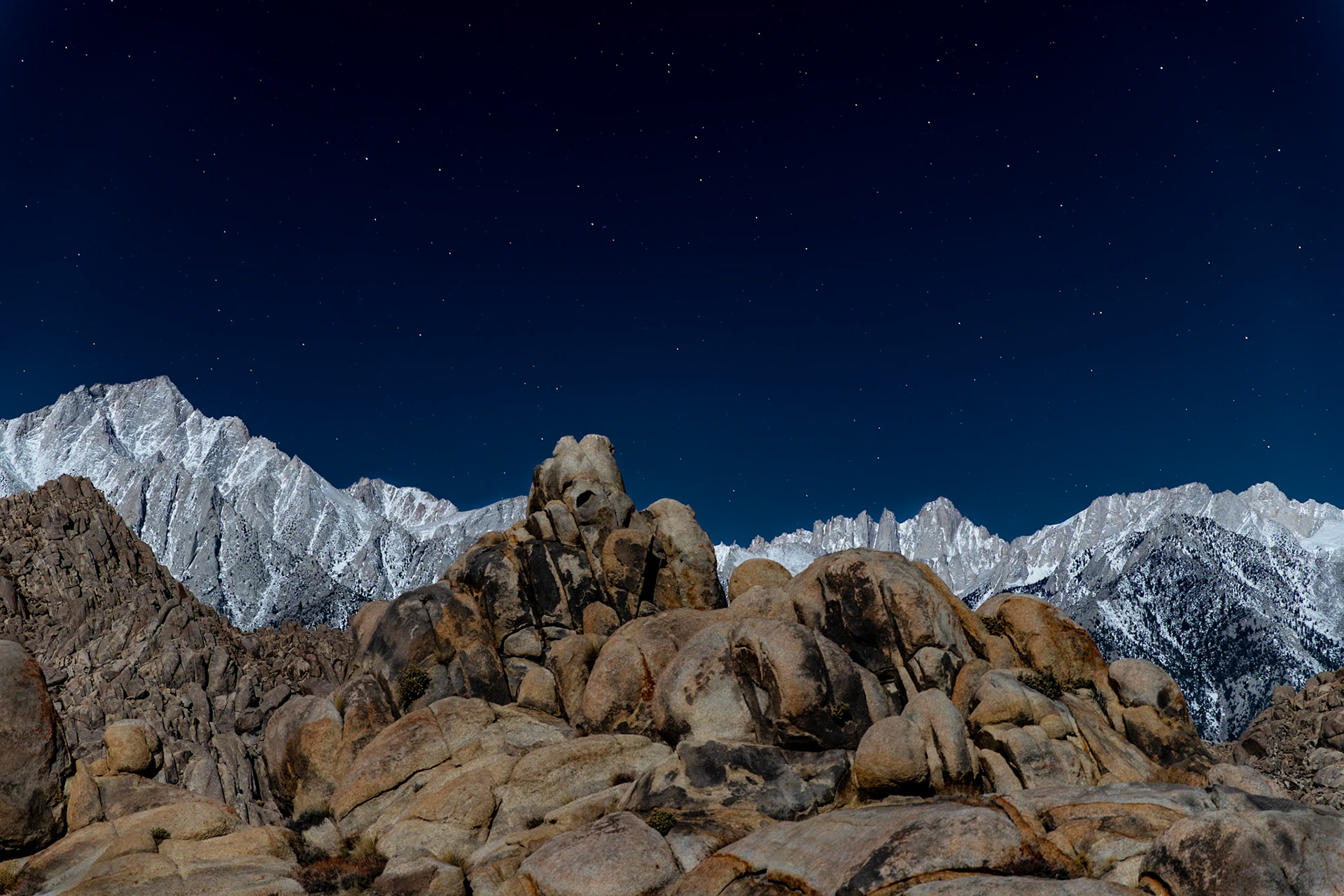 Alabama Hills night sky