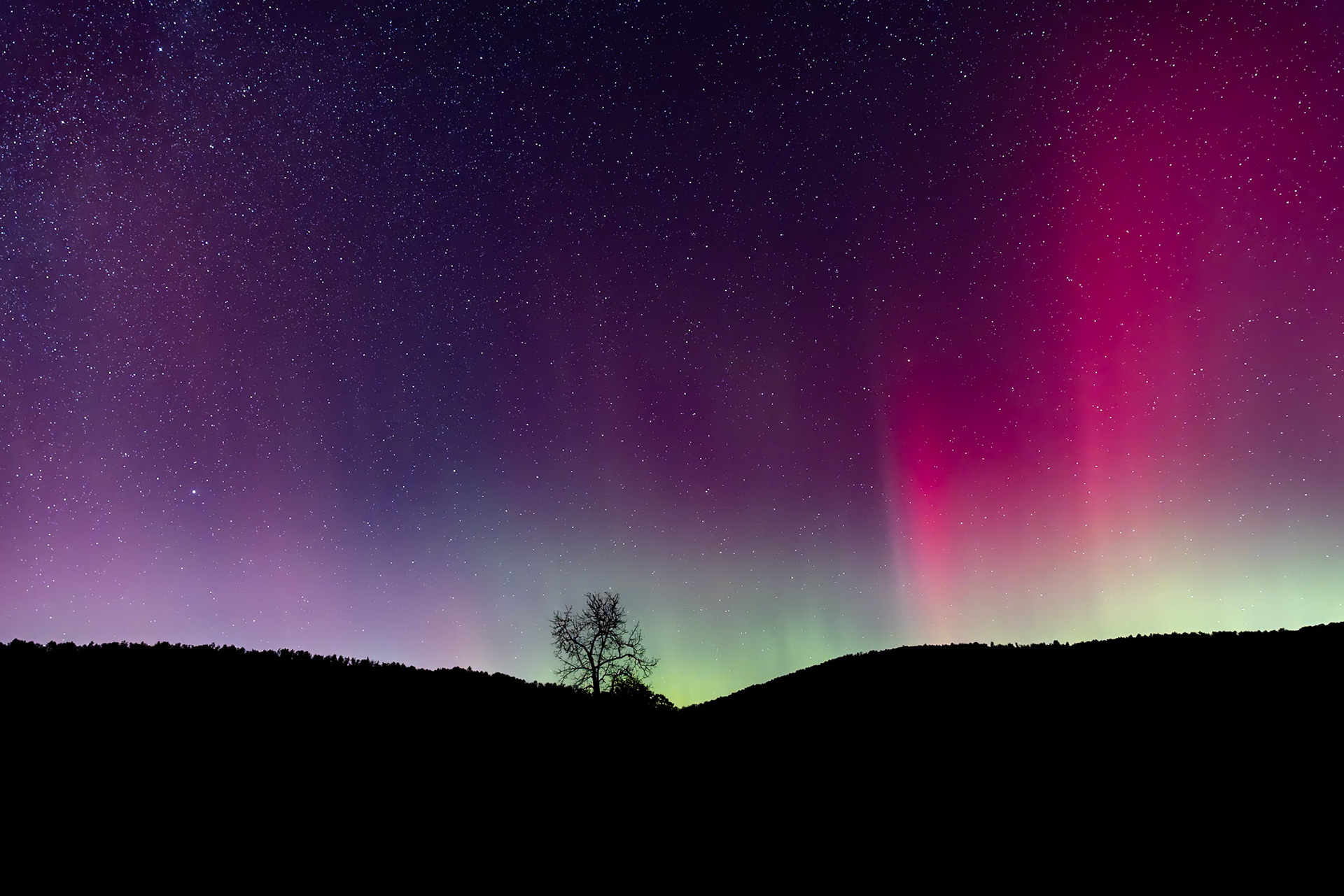Aurora over Virginia