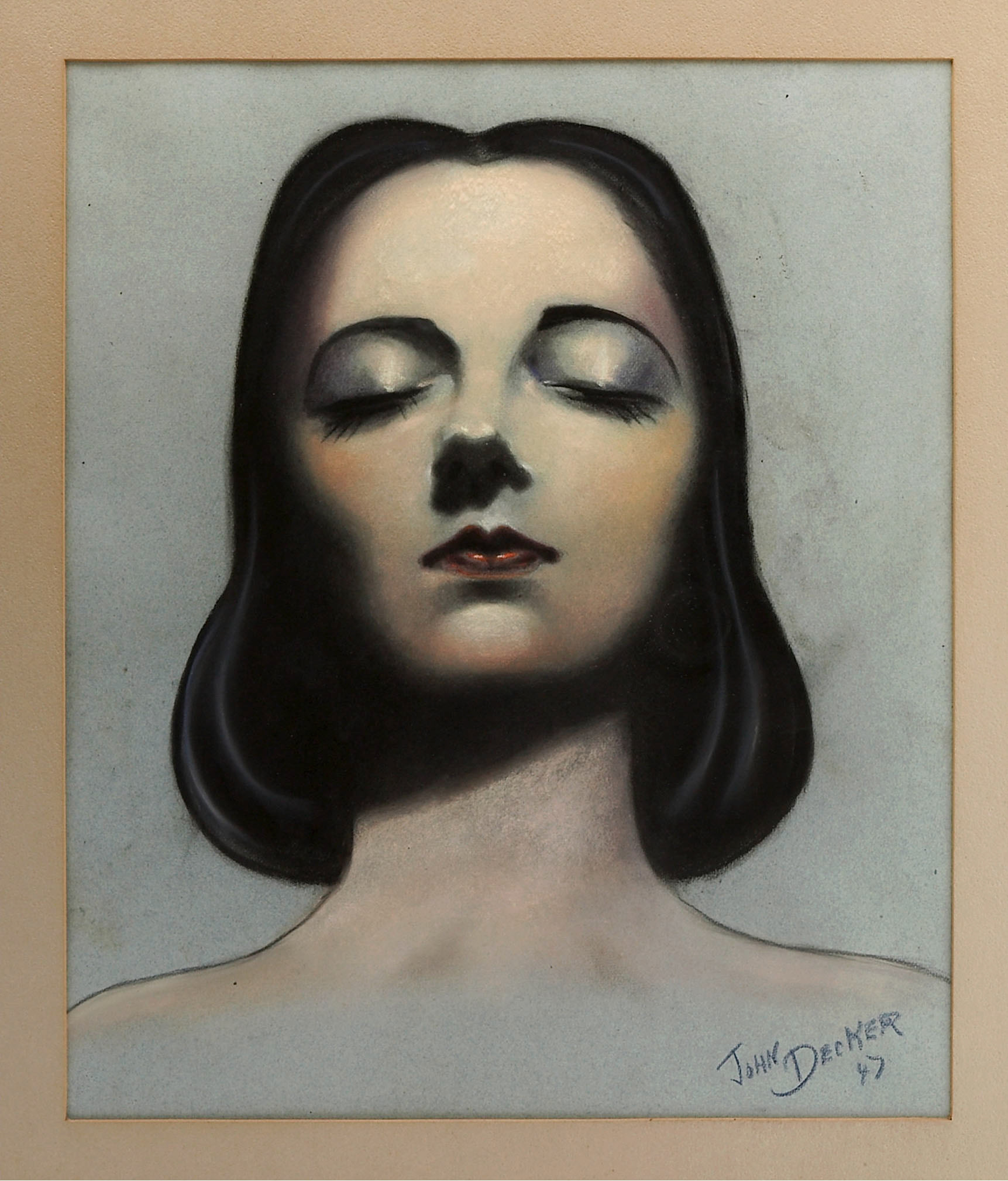 John Decker painted the calendar girl for the film.