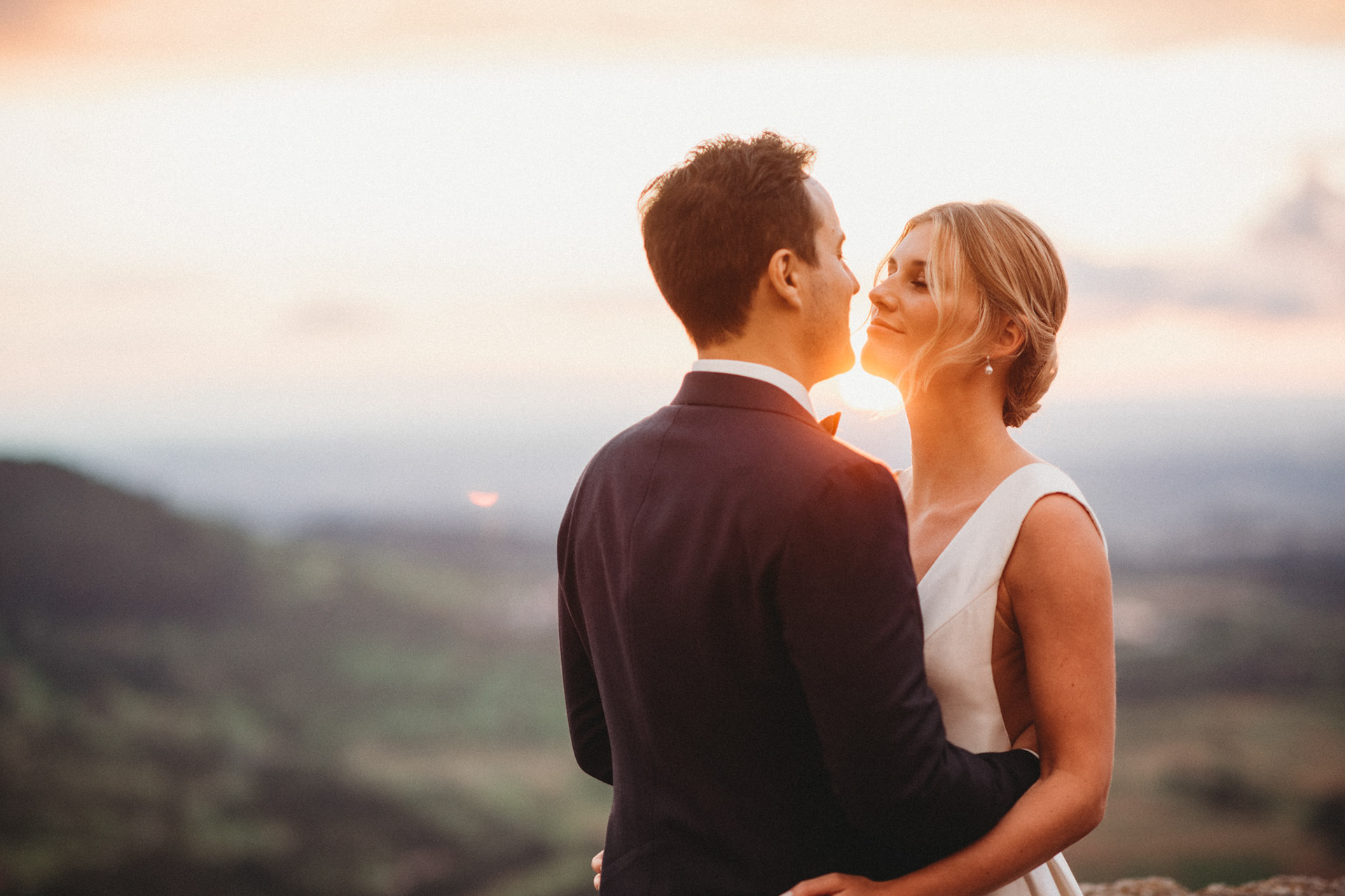 Sunset Hohenneuffen Hochzeit