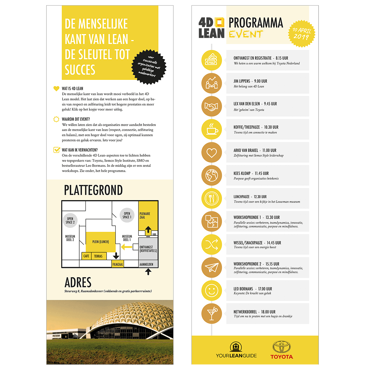 Flyer voor- en achterzijde