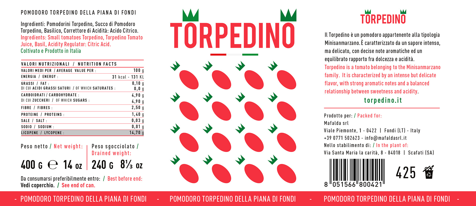 Torpedino - Label
