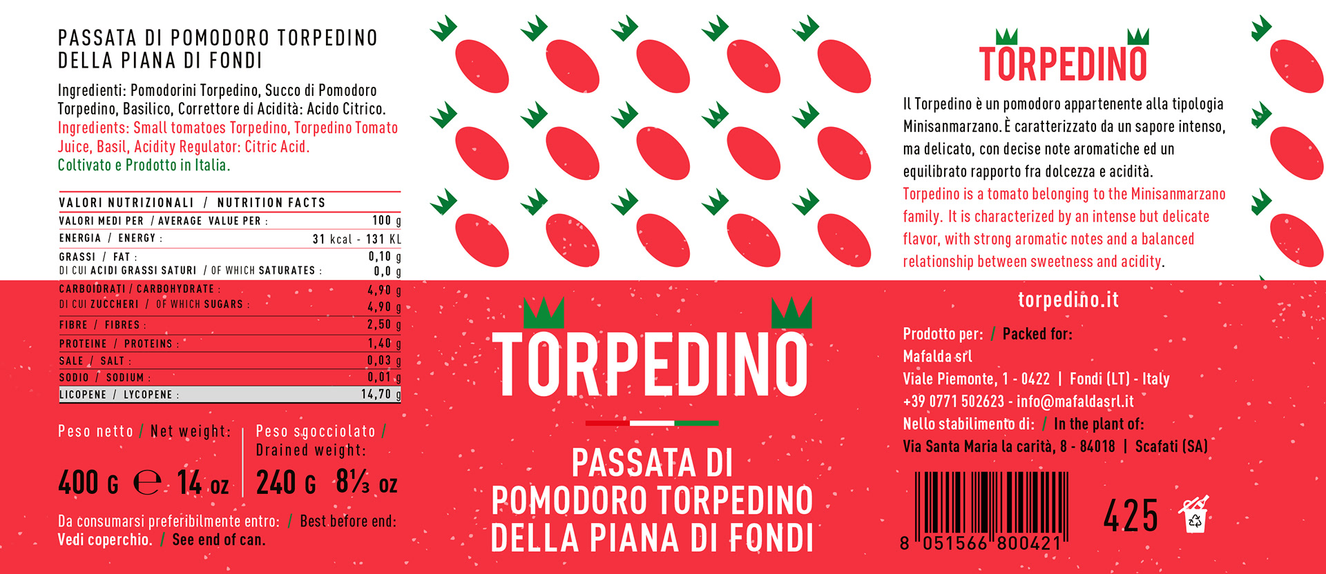 Torpedino - Label