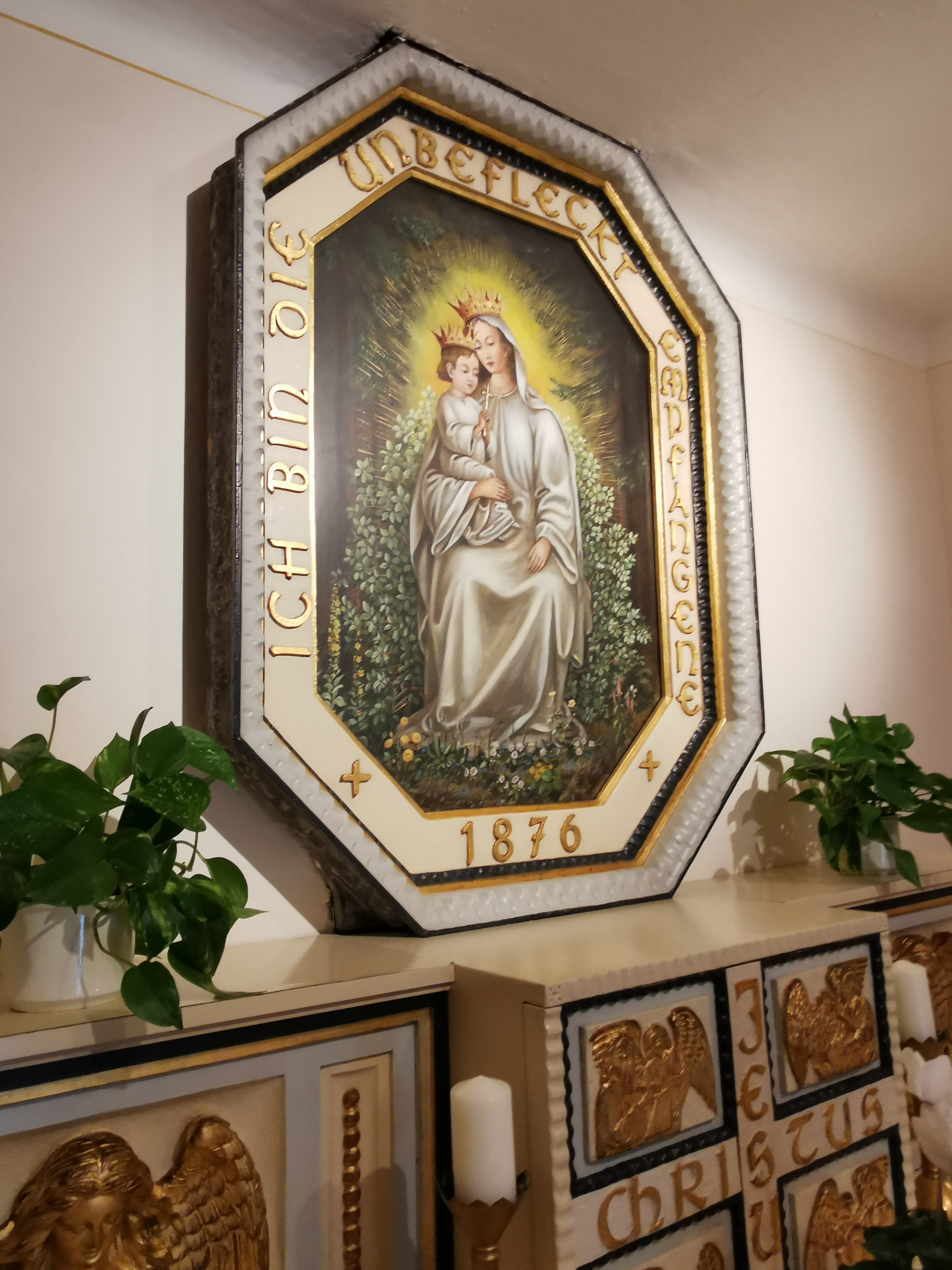 Maria Mutter Gottes Altarraum Kapelle Marpingen