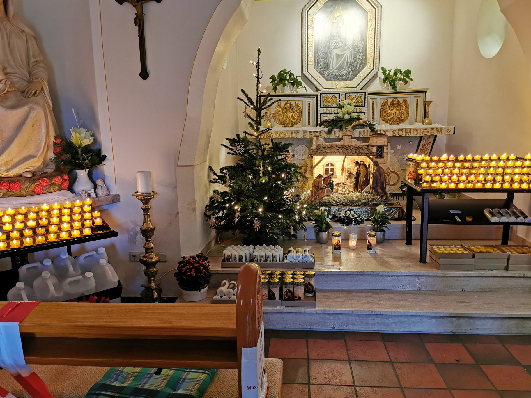 Kerzen als Dank und als Lichter der Hoffnung in der Welt