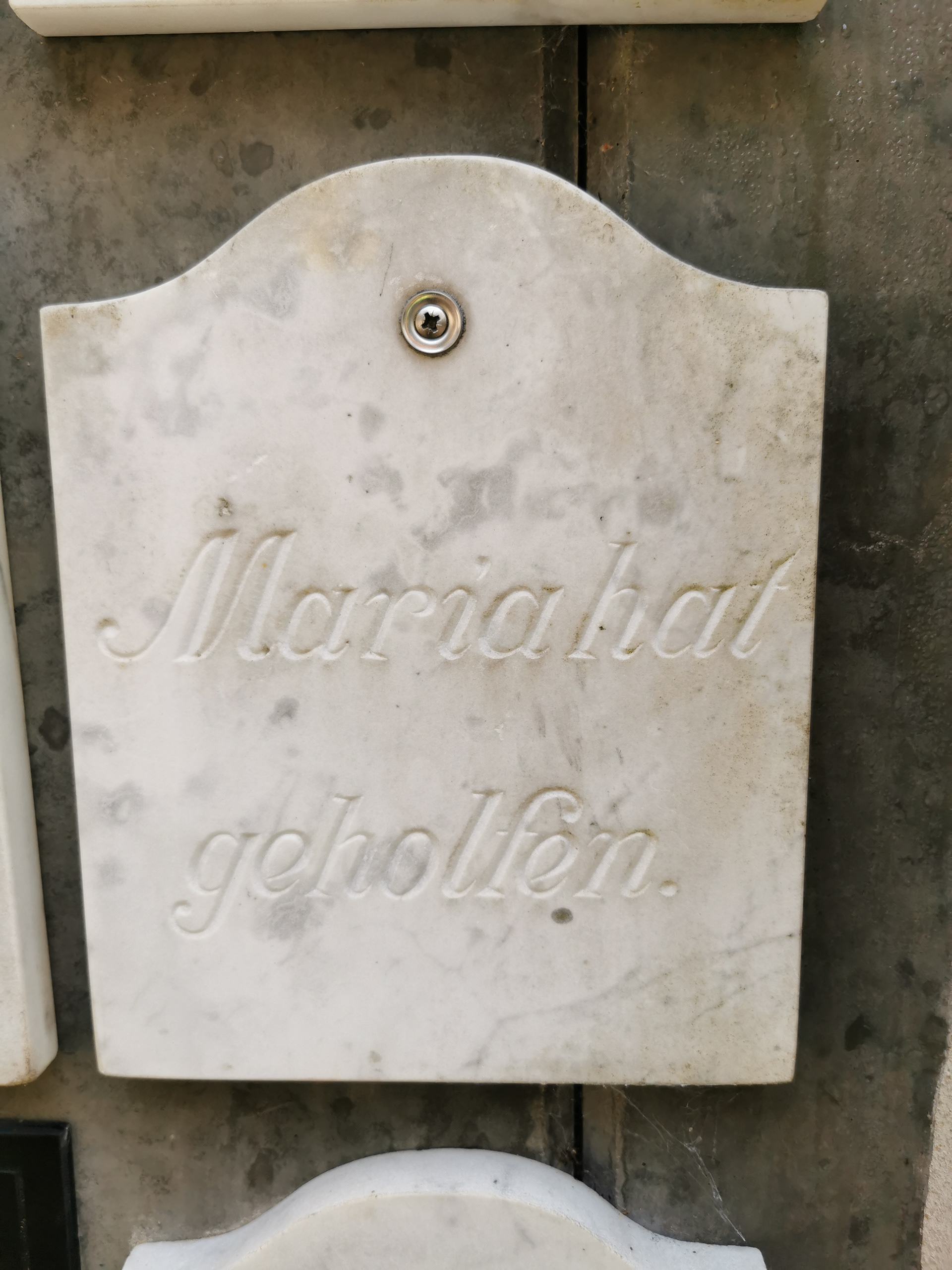 Maria hat geholfen